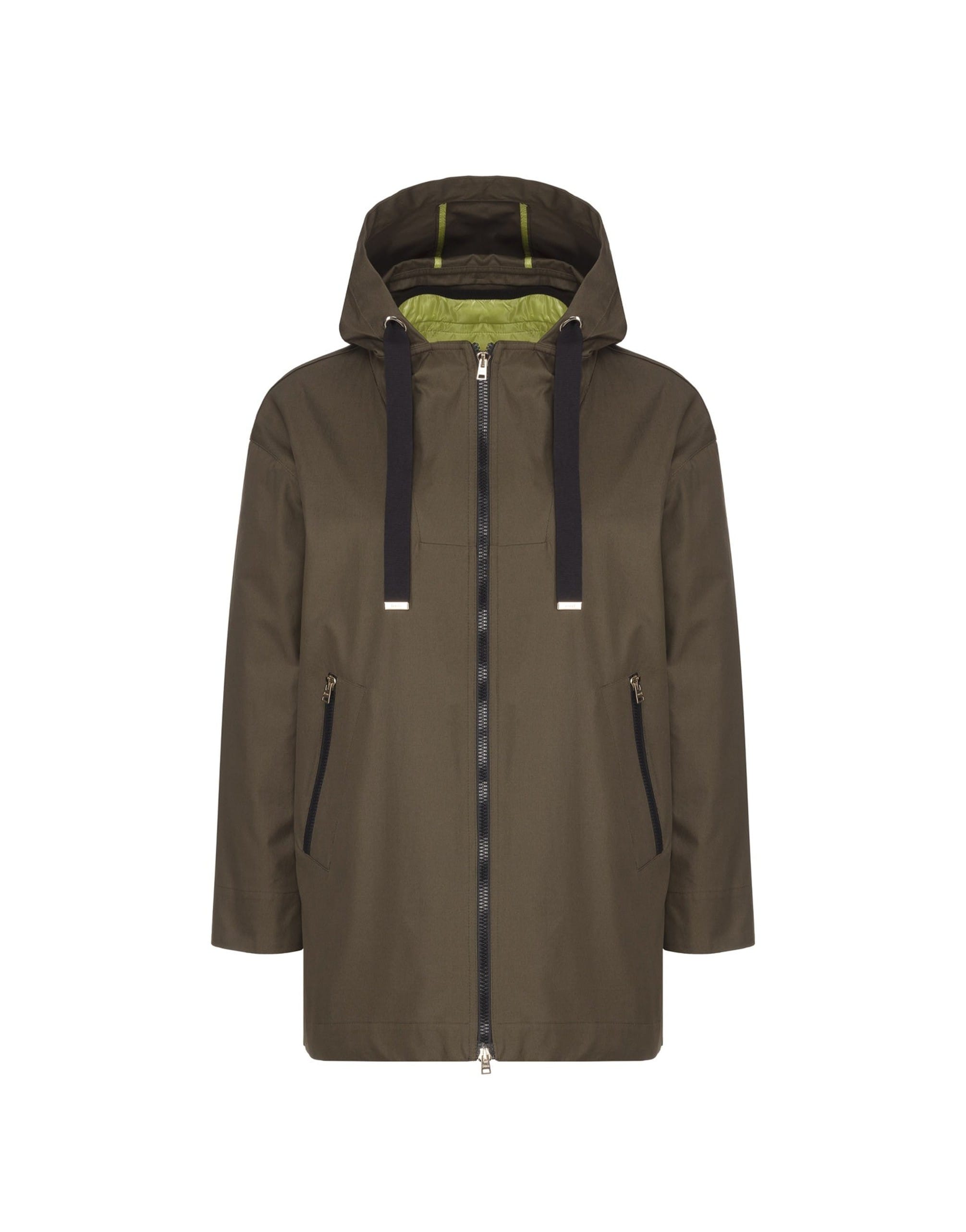 Herno Ruffled Flared Coat