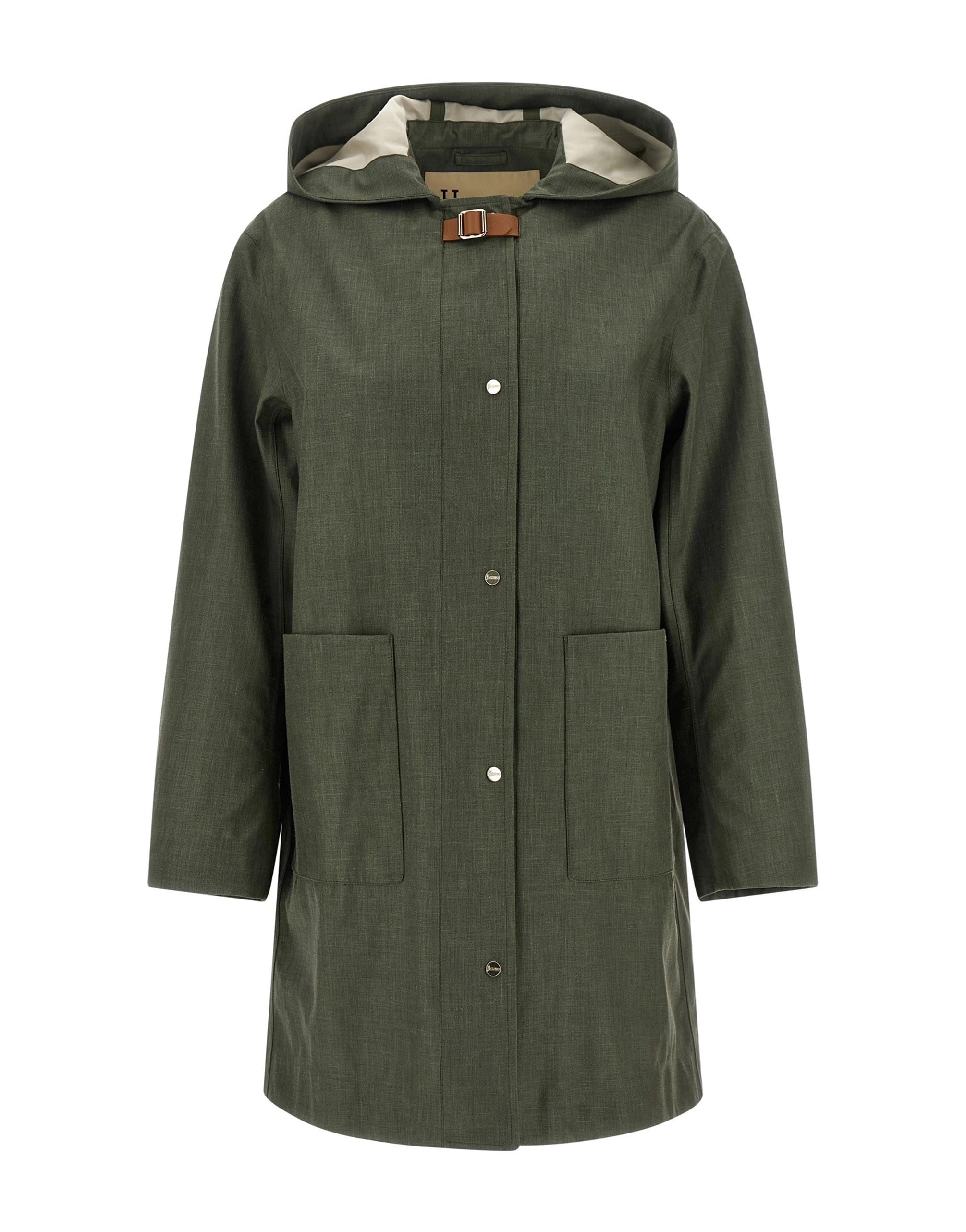 Herno Herno Technical Linen Raincoat