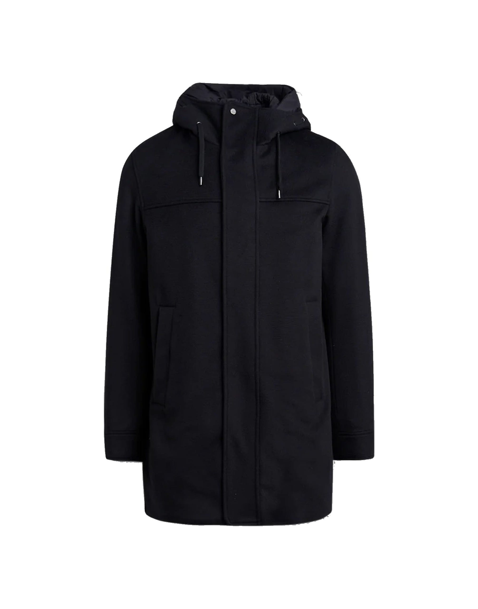 Herno Wool Cashmere Hooded Coat