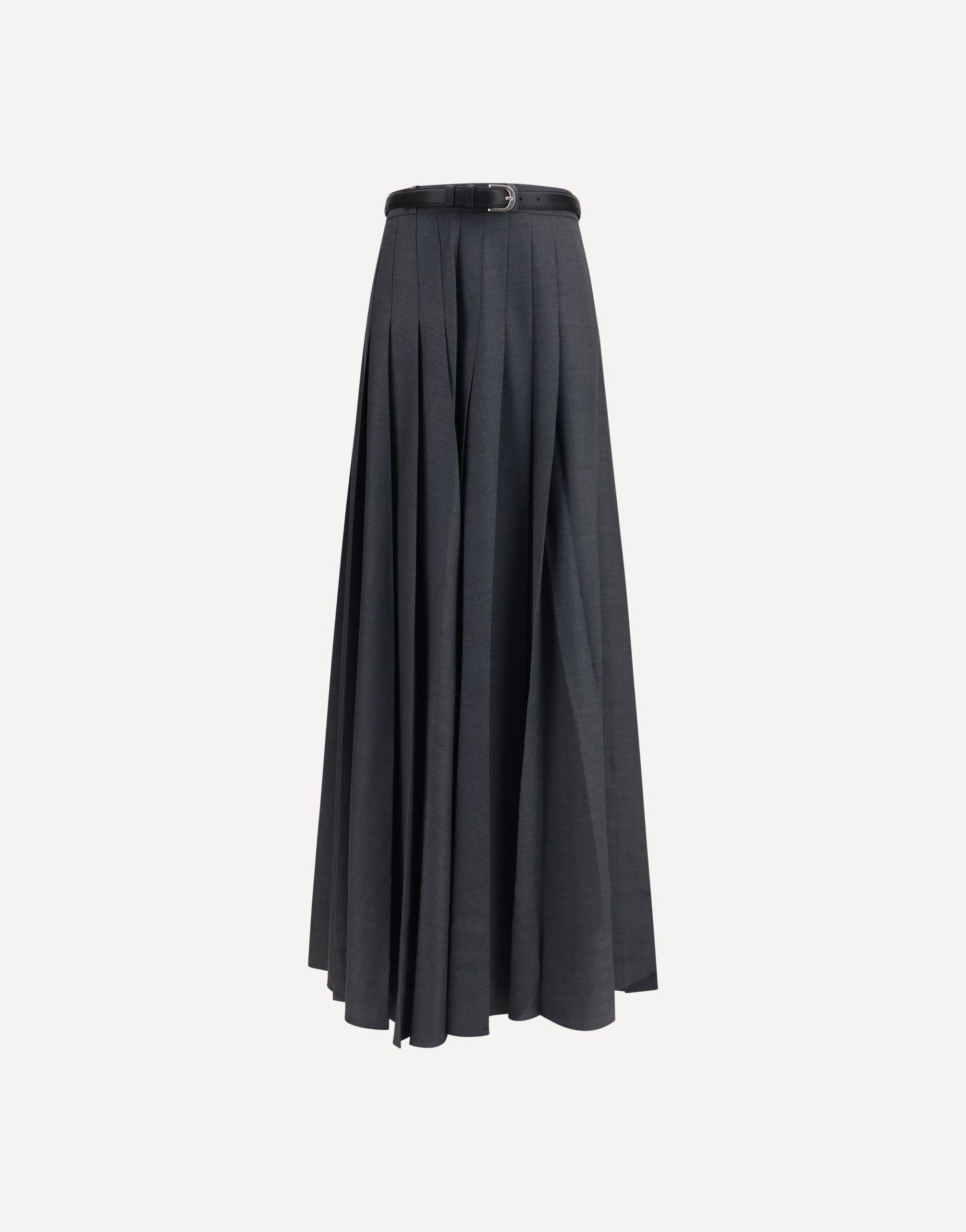 Self-Portrait Pleated Maxi Skirt