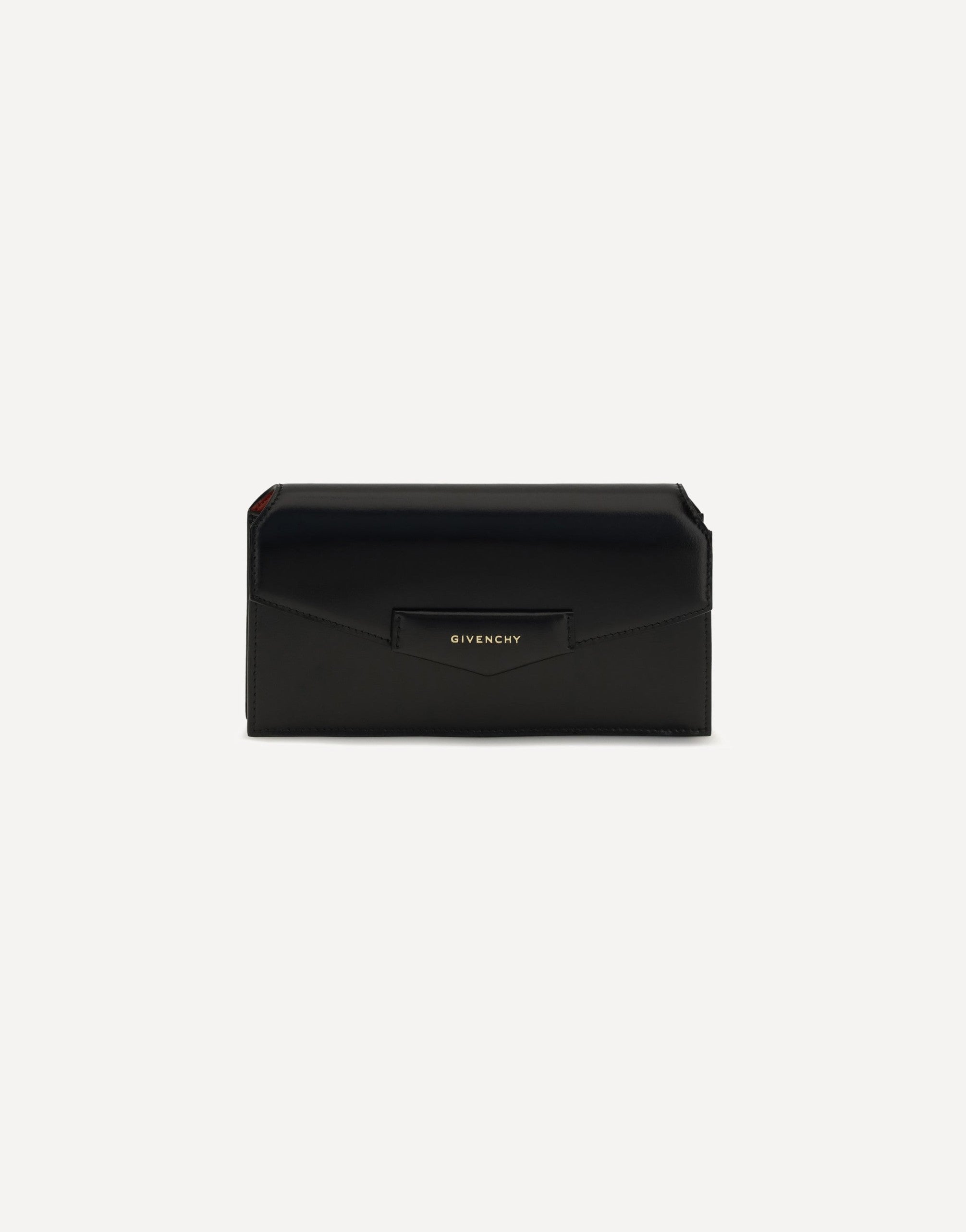 Givenchy Antigona Box Leather Pouch With Chain