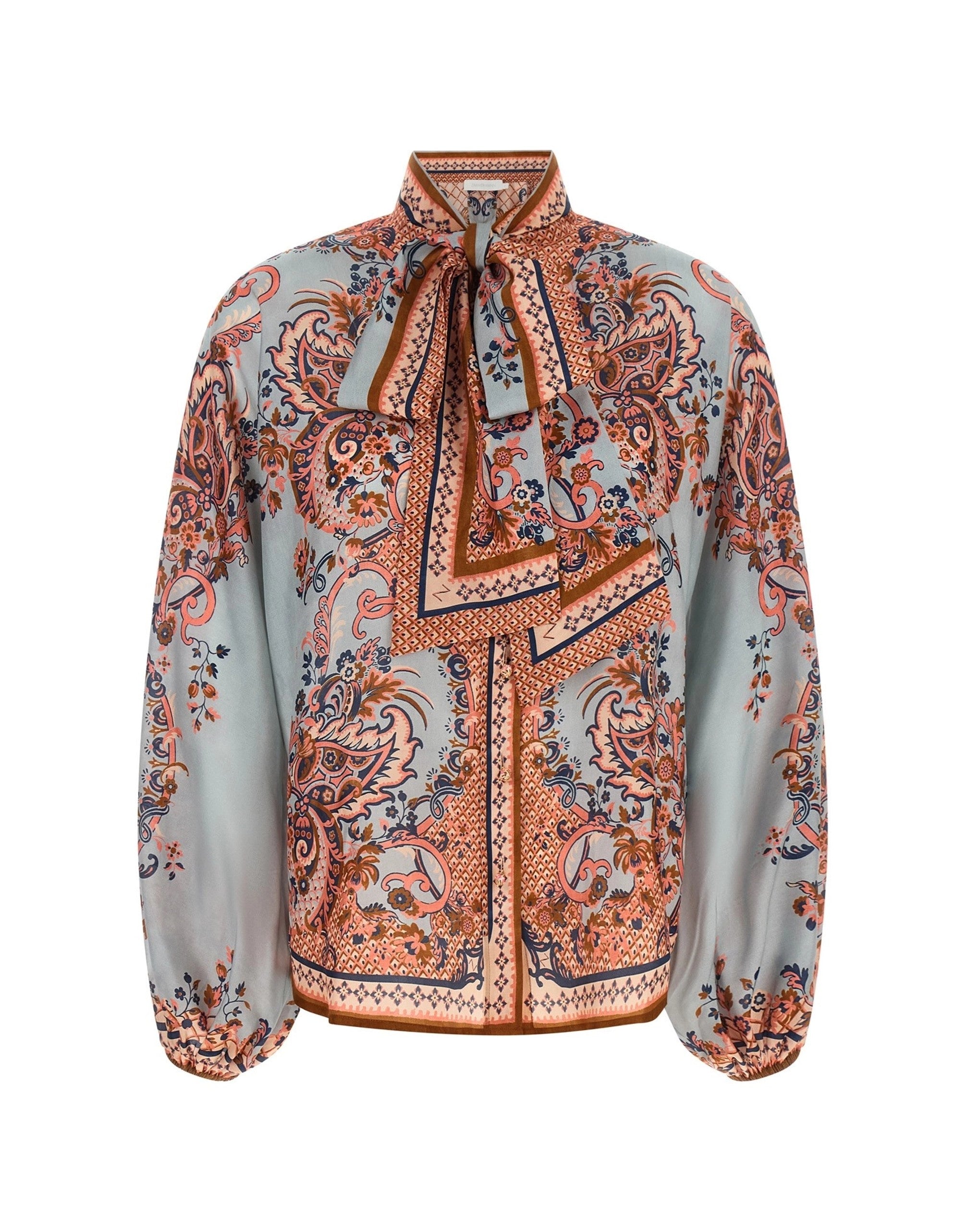 Zimmermann Aster-blouse met paisleyprint