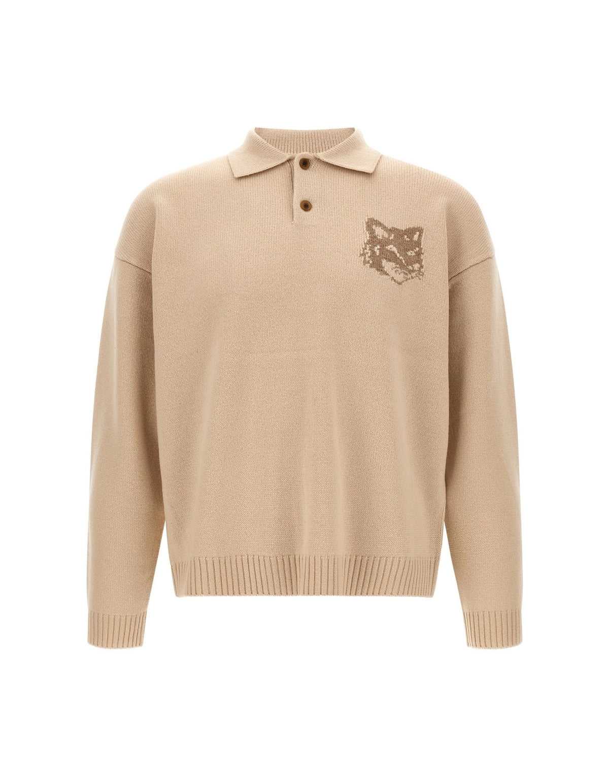 Maison Kitsuné Fox Head Intarsia Sweater