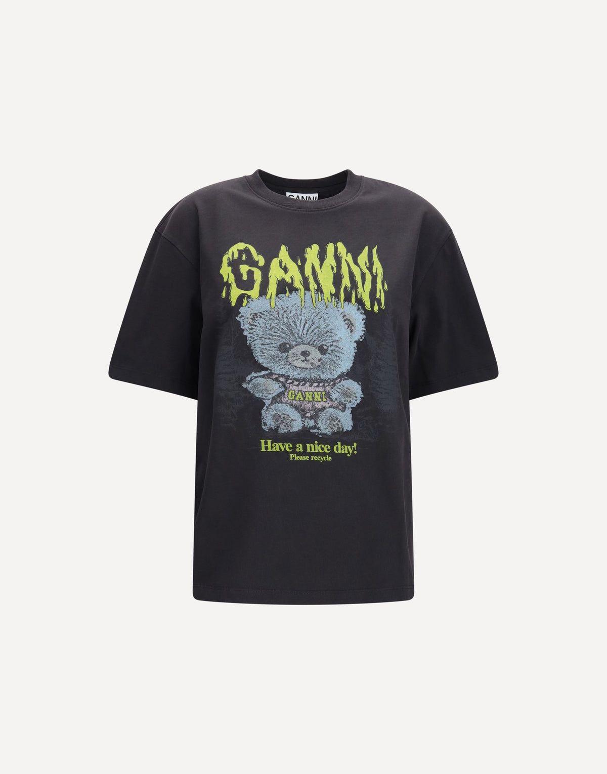 Ganni Forest Teddy Graphic T-Shirt