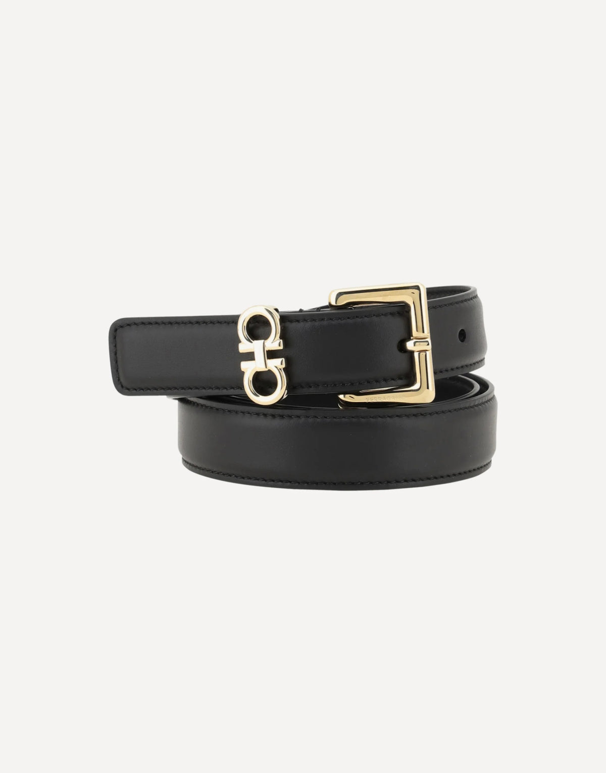 Ferragamo Gancini Leather Belt