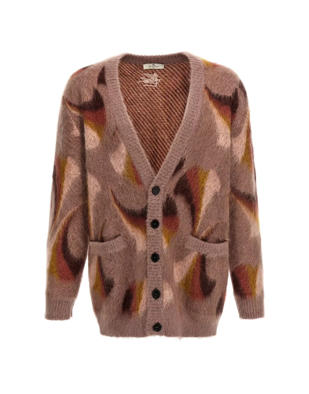 Etro Gilet Patterned Mohair Blend