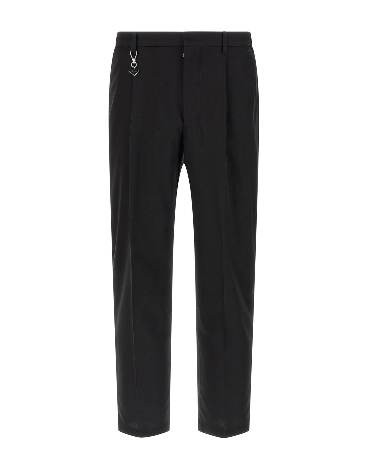 Prada Pantaloni Logo Keyring