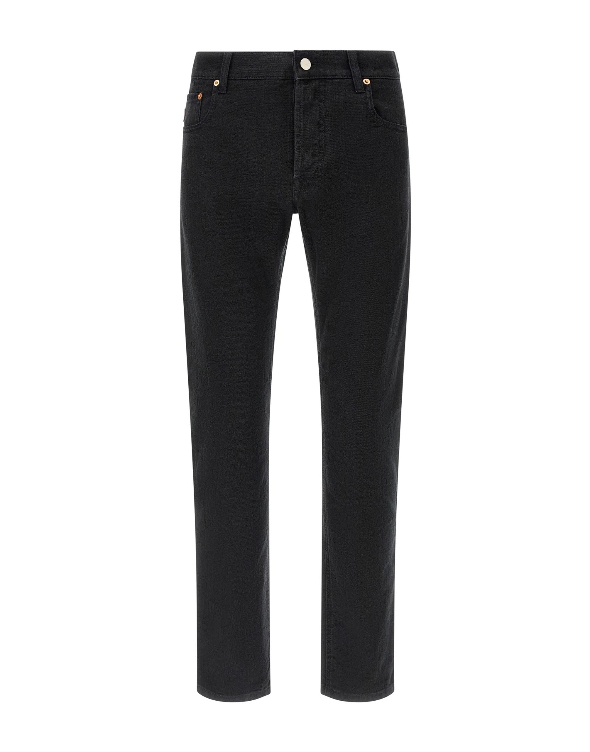Gucci GG Jacquard Denim Jeans