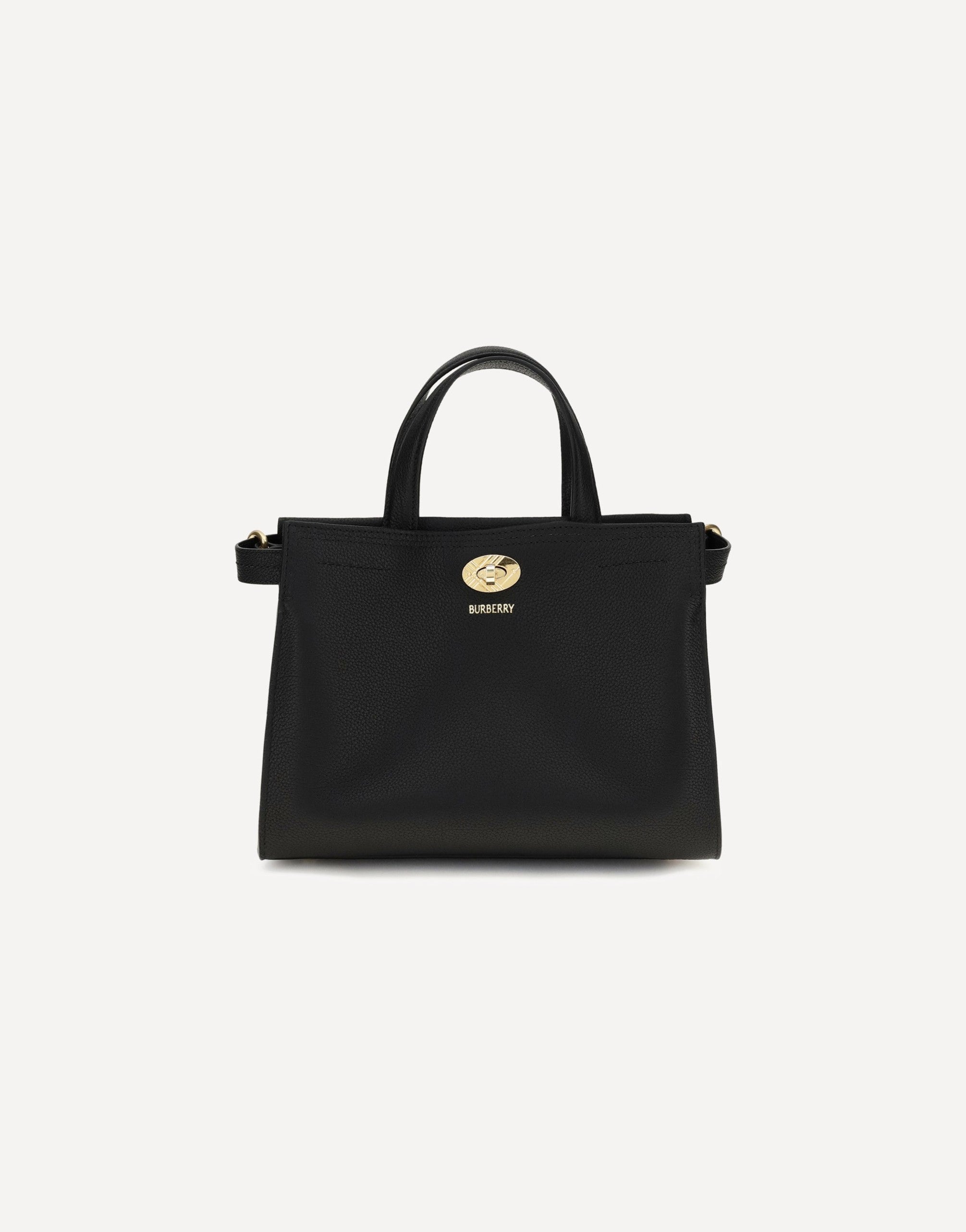 Burberry Mini Cotswolds geruite tas met bovenhandvat