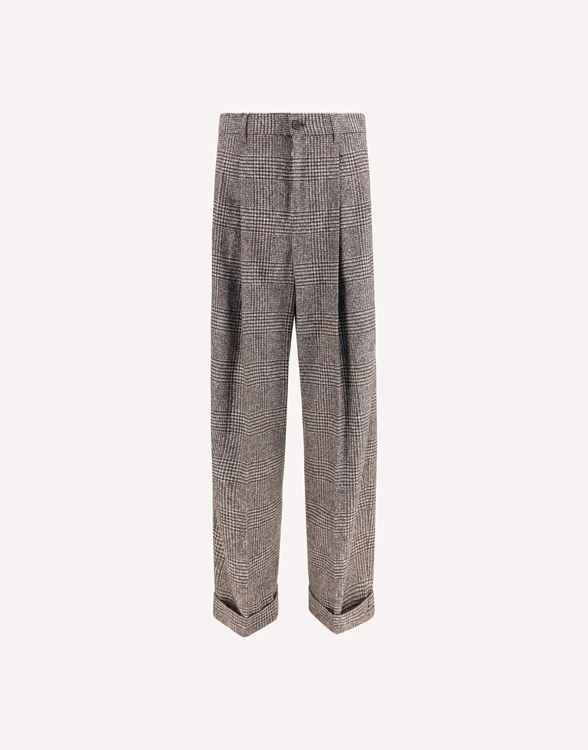 Dolce & Gabbana Alpaca Blend Prince Of Wales Pants