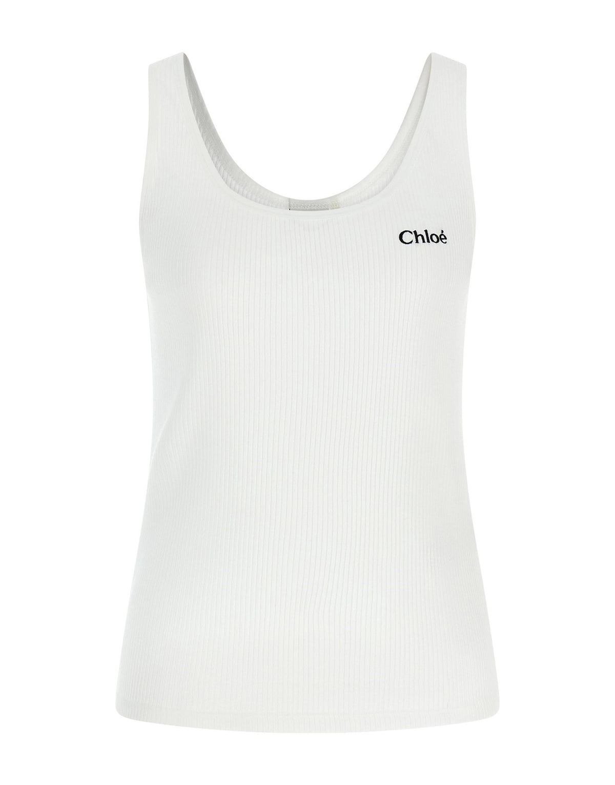 Chloé Logo Embroidery Top