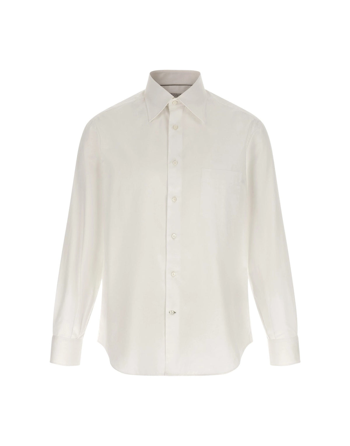 Brunello Cucinelli White Cotton Shirt