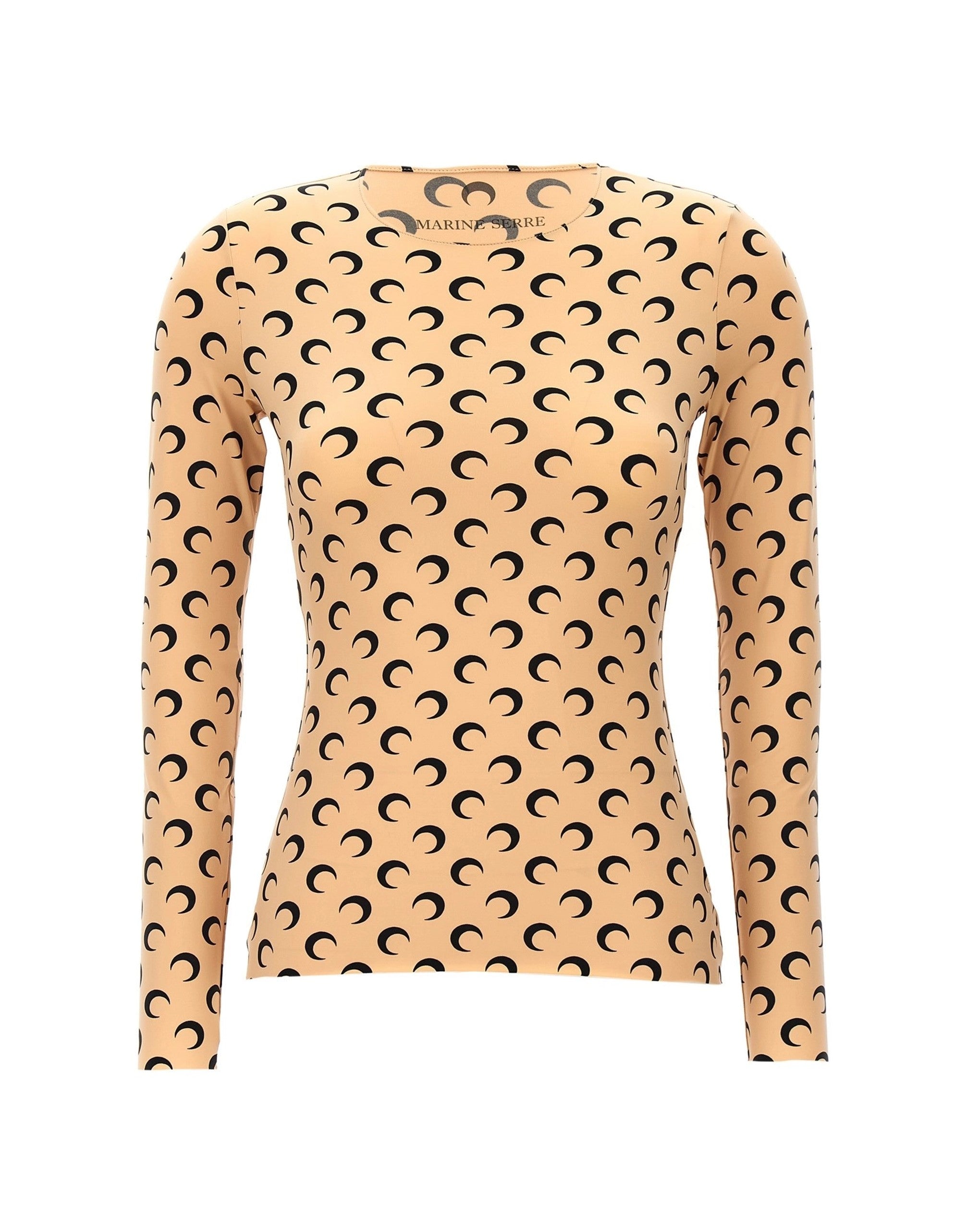Marine Serre Moon Printed Jersey Top