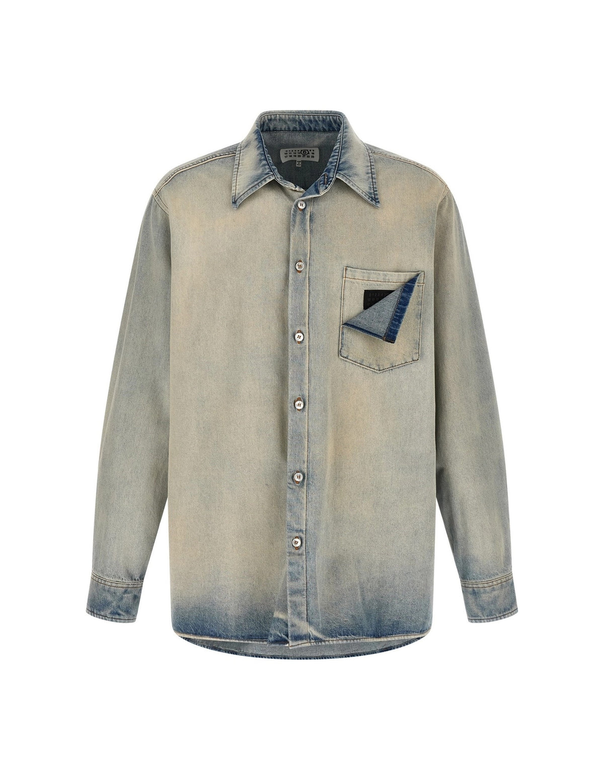 MM6 Maison Margiela Numeric Signature Denim Shirt