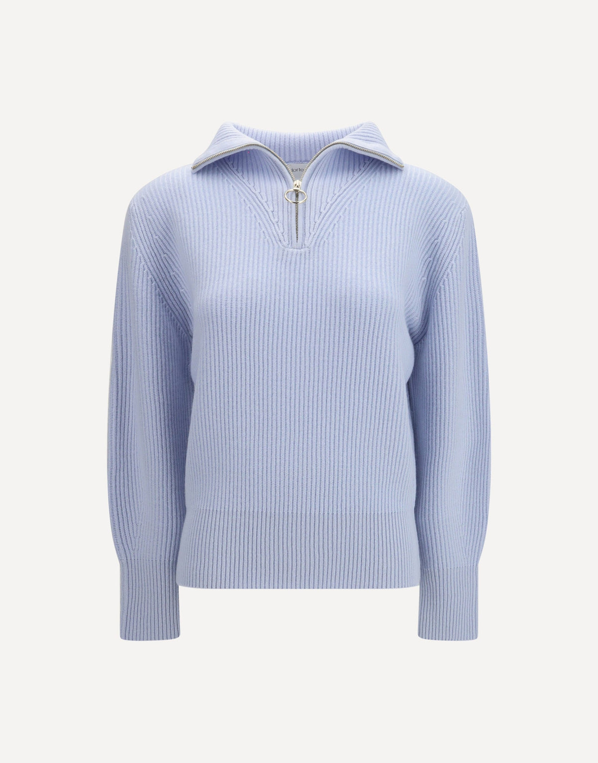Forte_Forte Wool Cashmere Half Zip Sweater