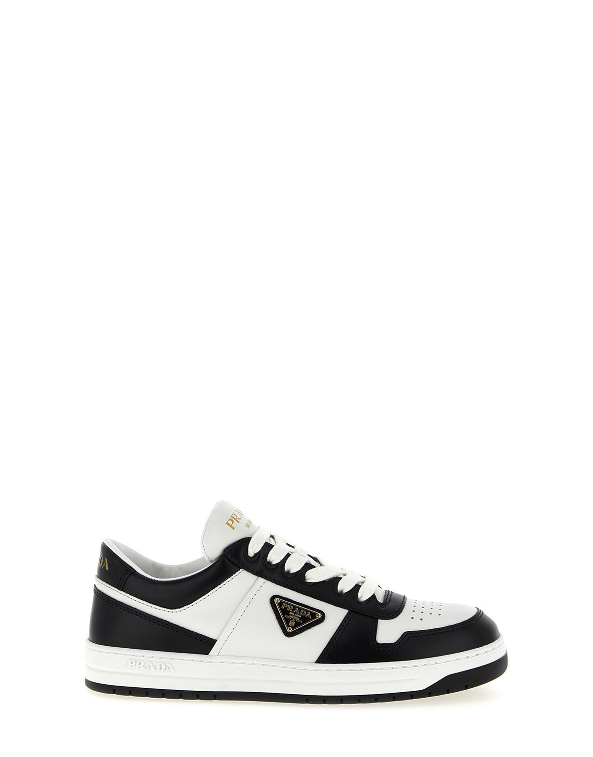 Prada Downtown Leather Sneakers