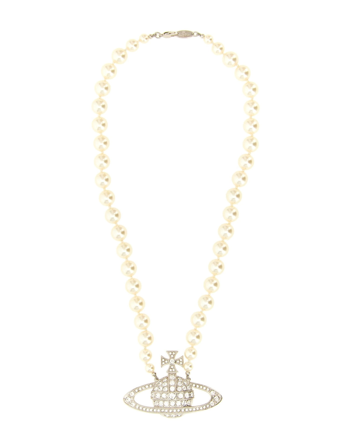 Vivienne Westwood Man Bas Relief Pearl Necklace