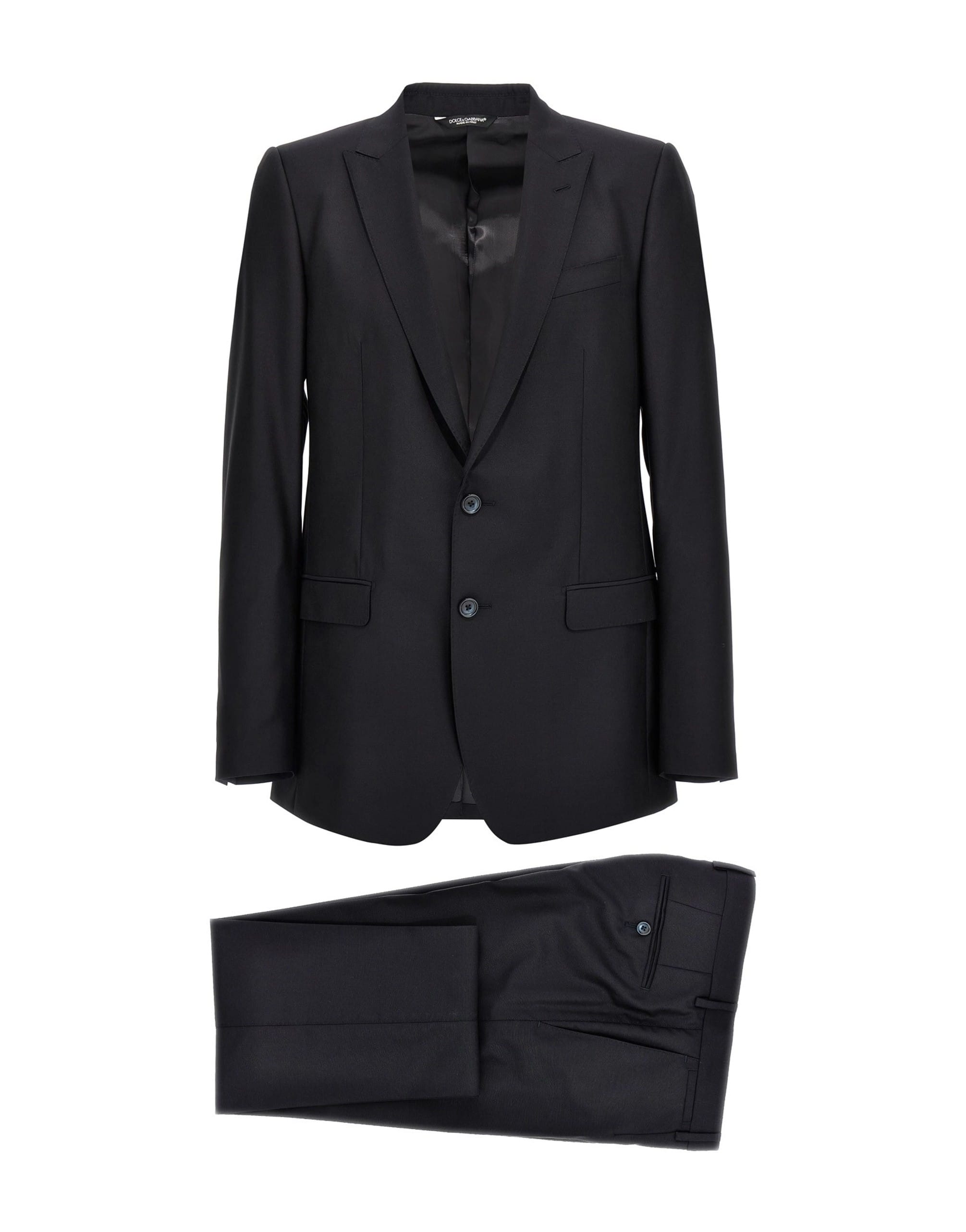 Dolce & Gabbana Martini Wool Silk Suit