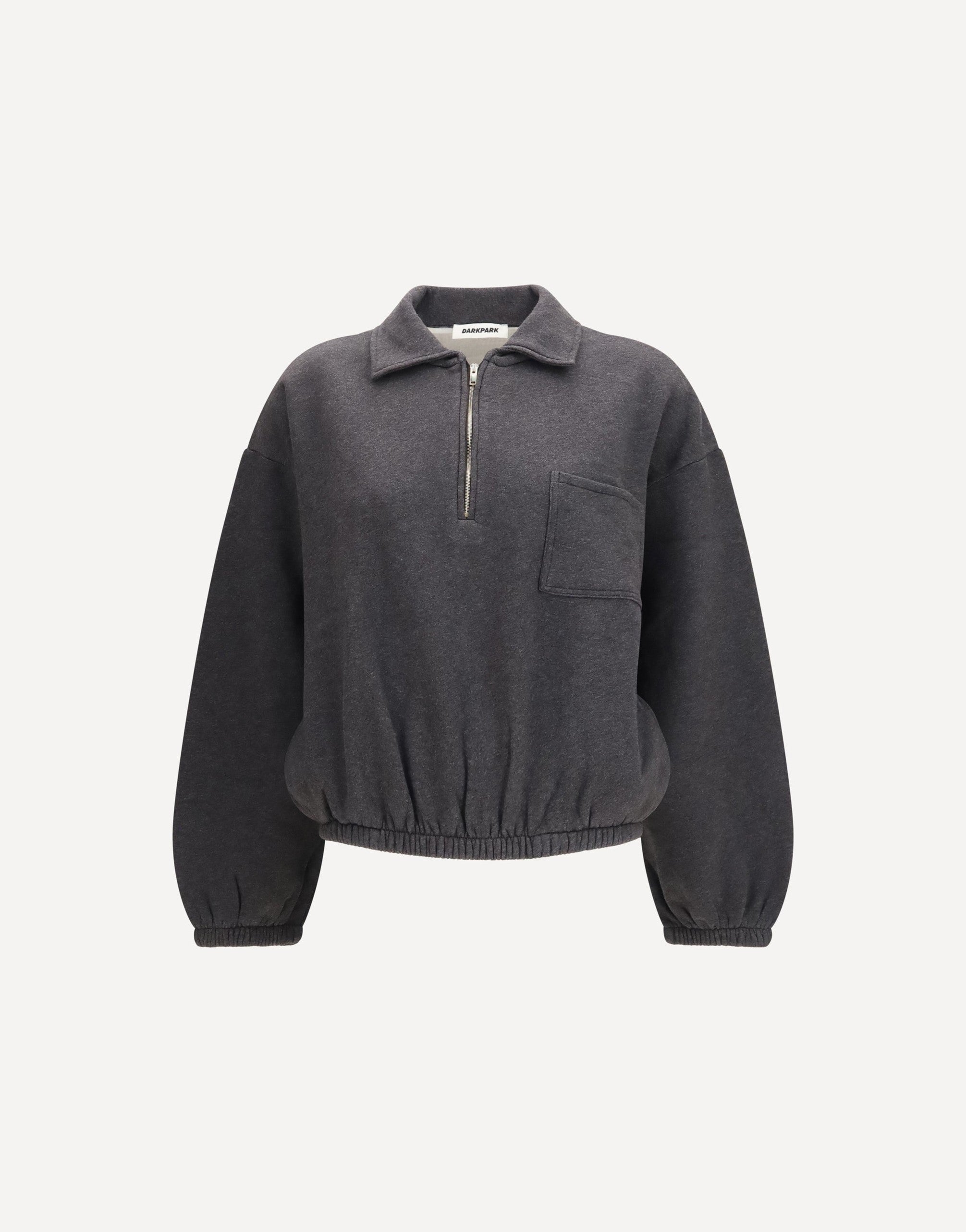 Darkpark Alva Crop Zip-Up Sweatshirt