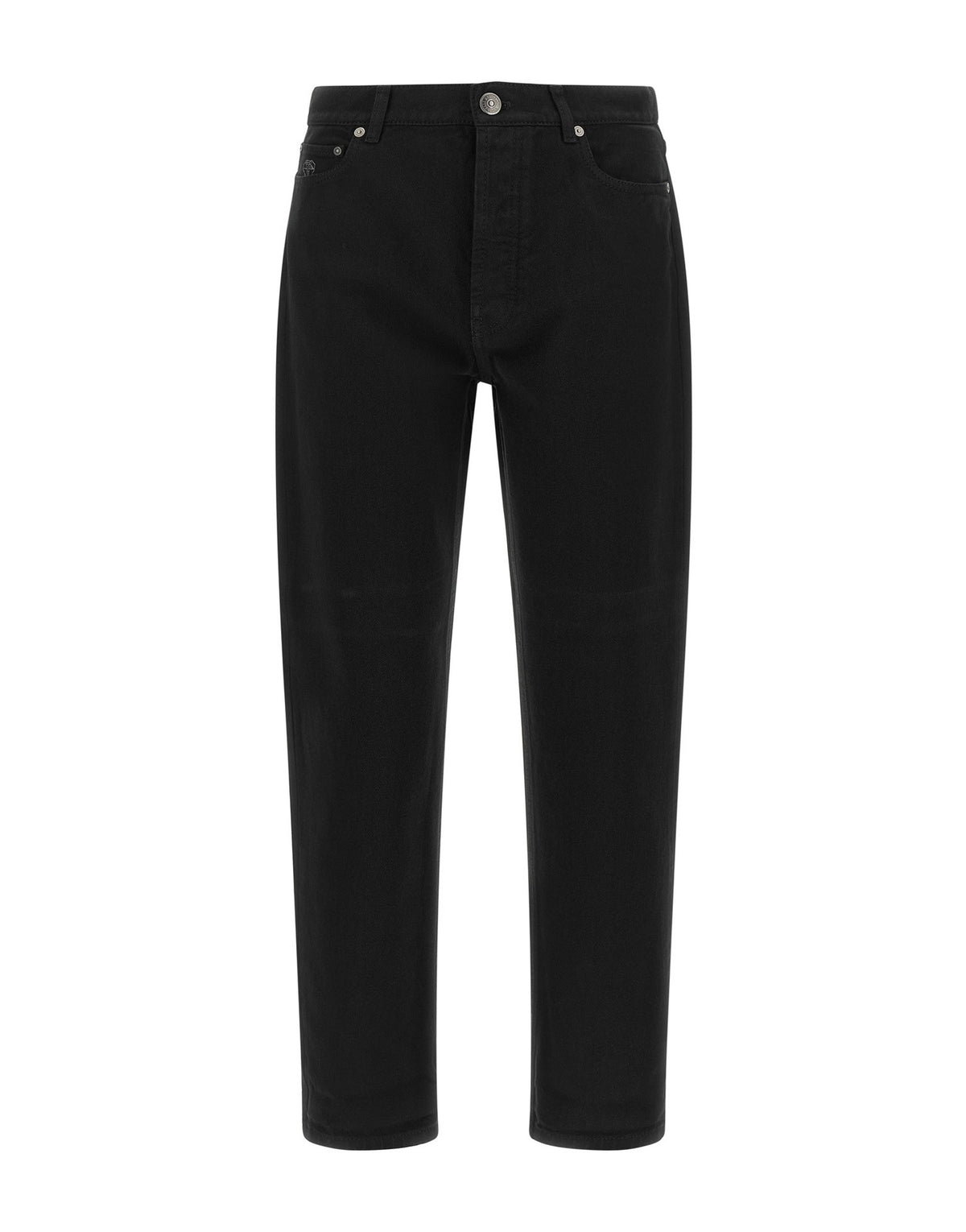 Brunello Cucinelli Garment-Dyed Straight Leg Jeans