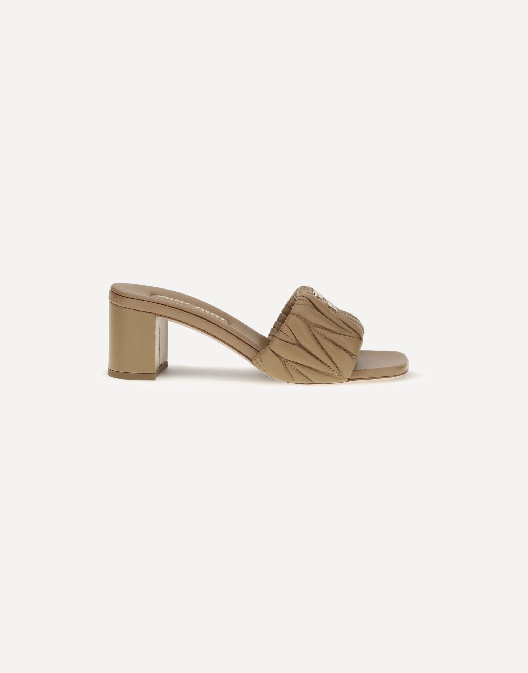 Miu Miu Logoed Sandals