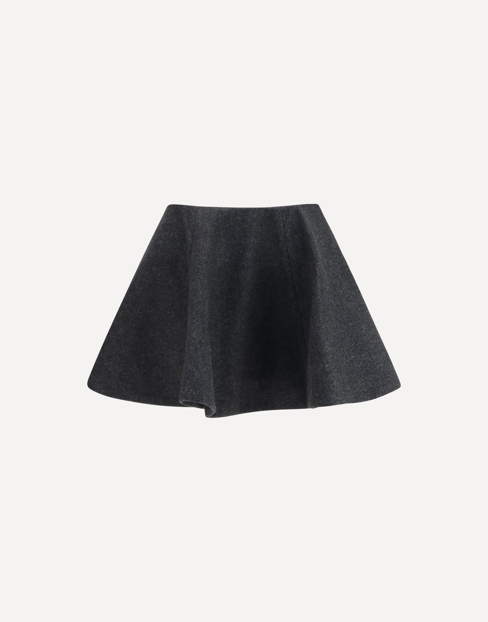 Ganni Wool Peacoat Skirt