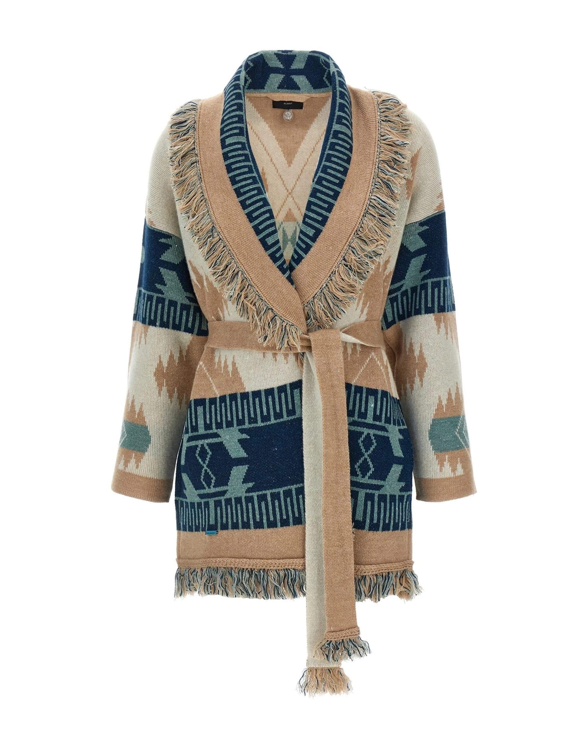 Alanui Icon Cashmere Linen Cardigan