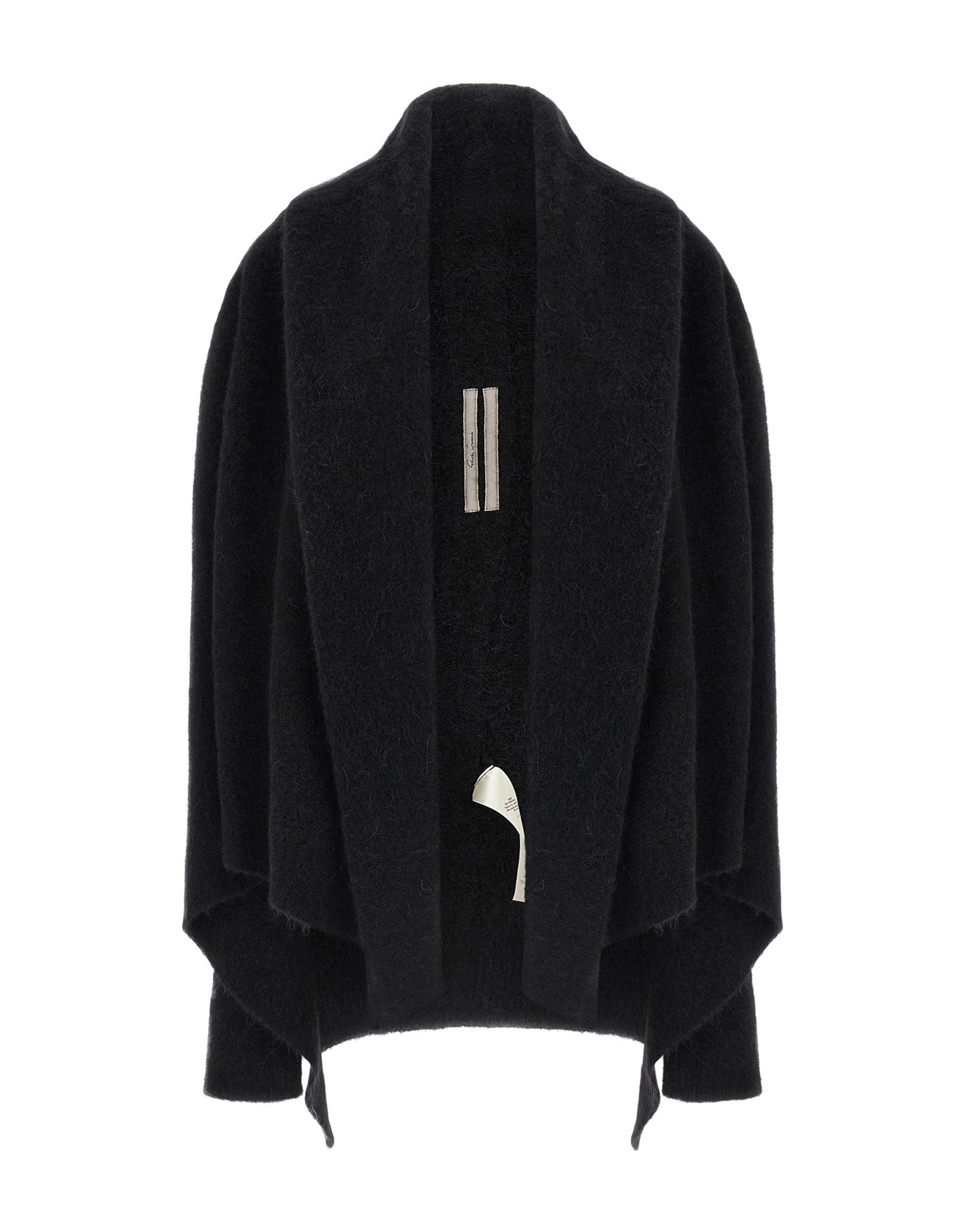 Rick Owens Hooded Medium Wrap Cardigan