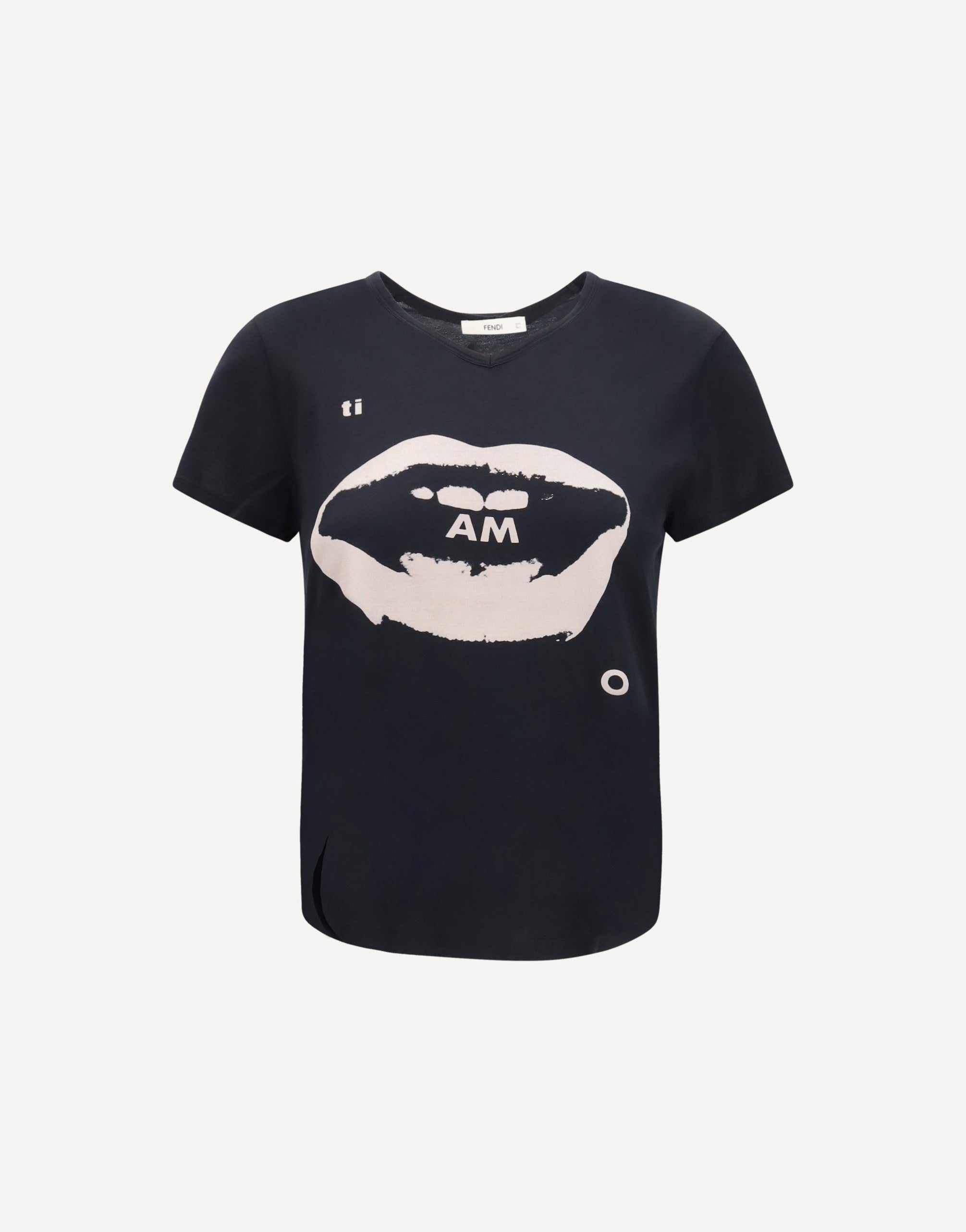 Fendi Ti Amo Graphic Print Jersey T-Shirt
