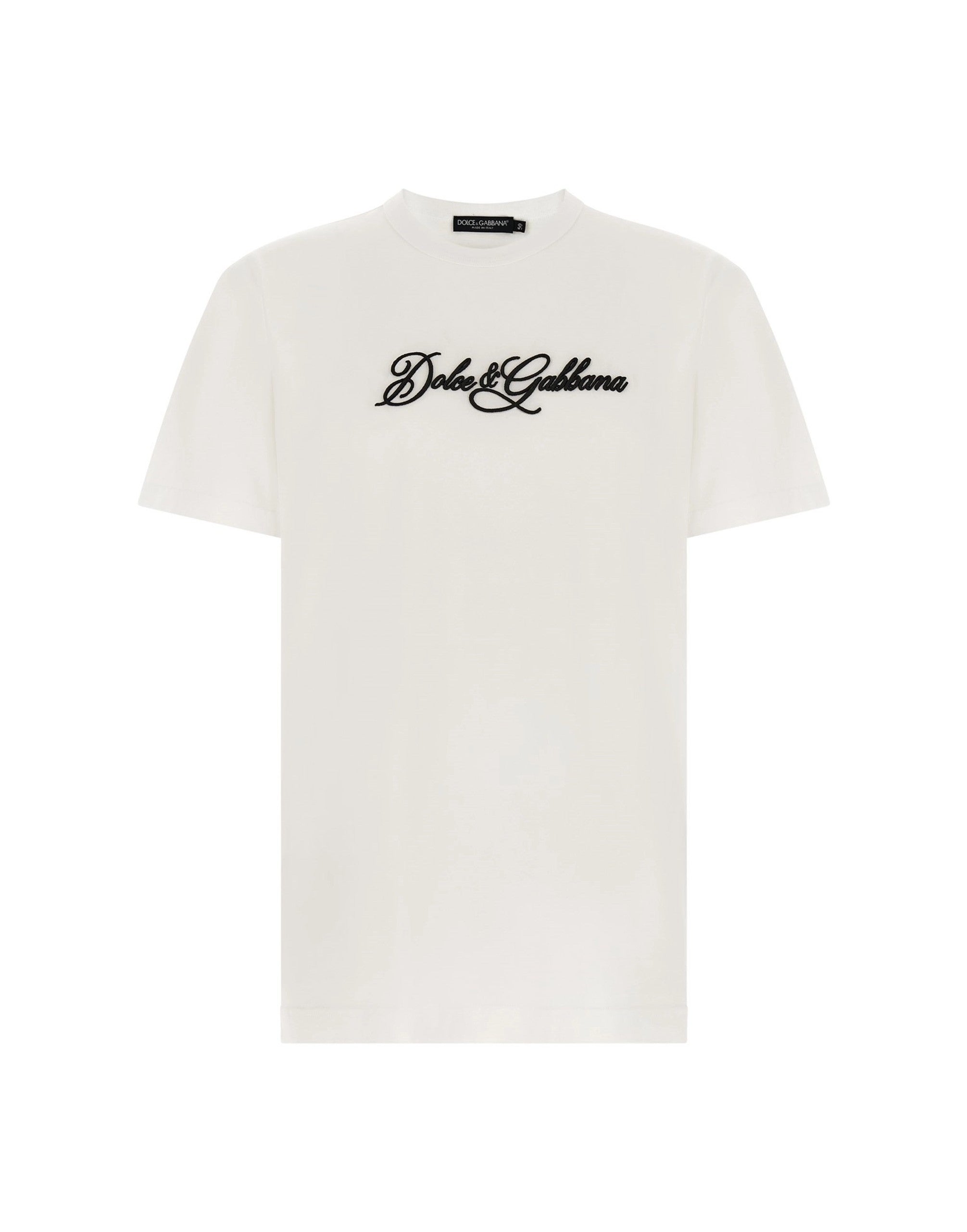 Dolce & Gabbana Logo Embroidery T-Shirt