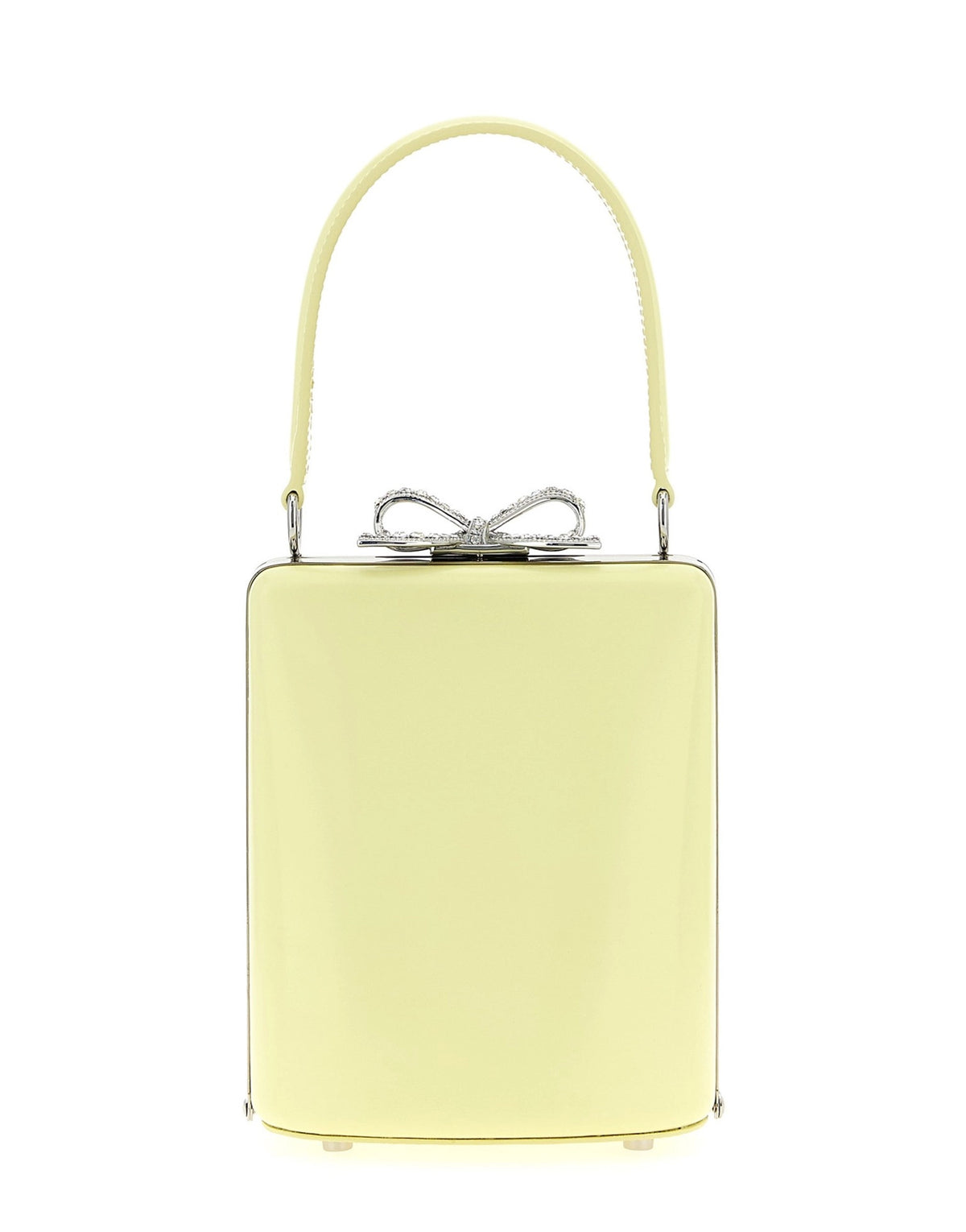 Self-Portrait Yellow Leather Handbag