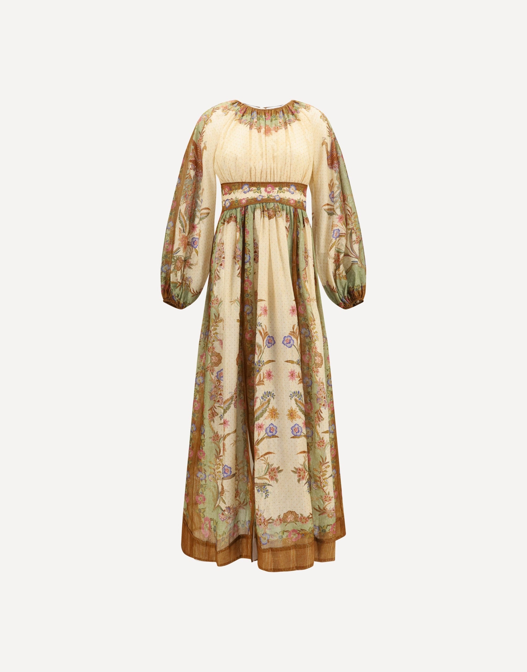 Zimmermann Indra maxi-jurk met elastische taille