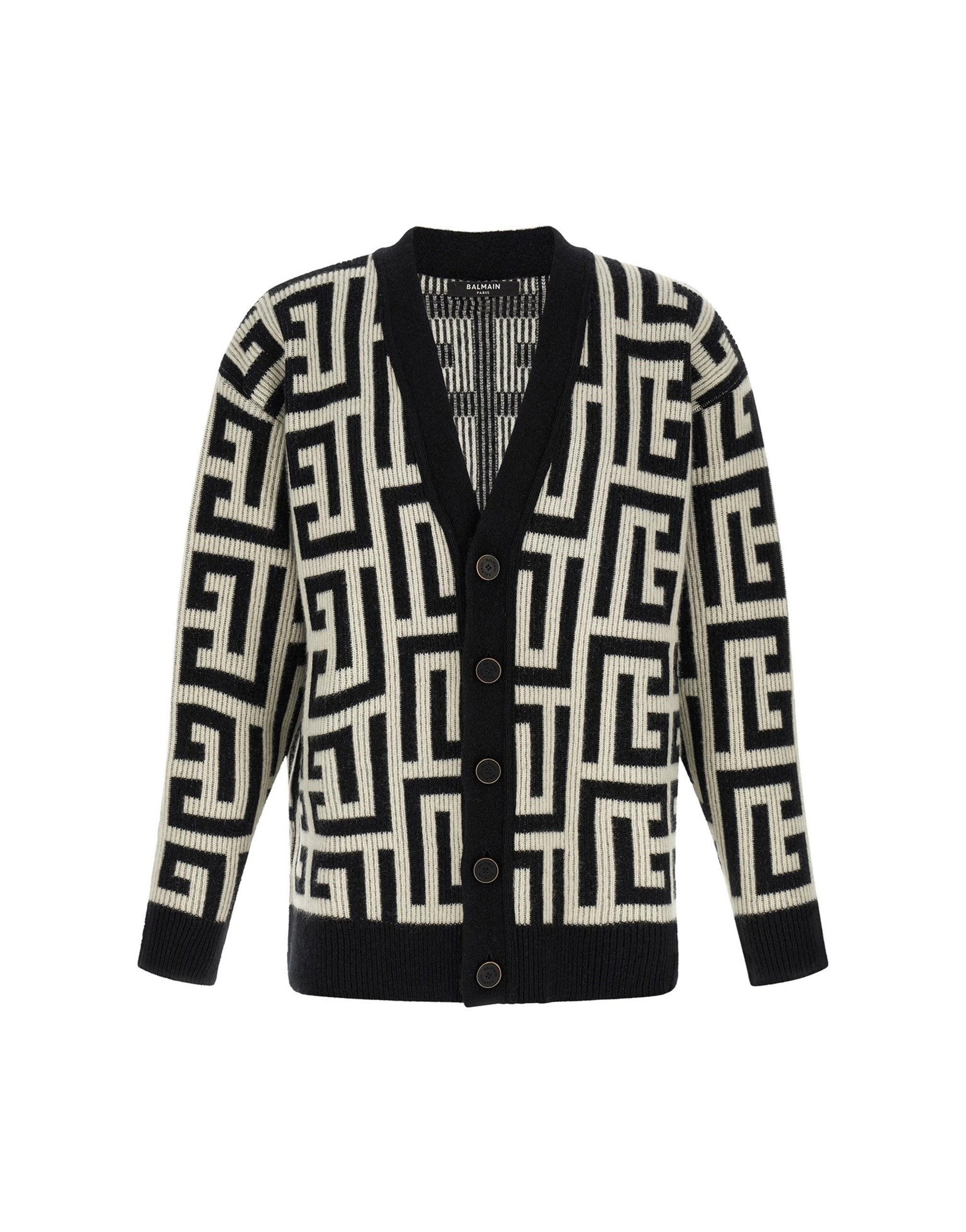 Balmain Monogram Macro Cardigan