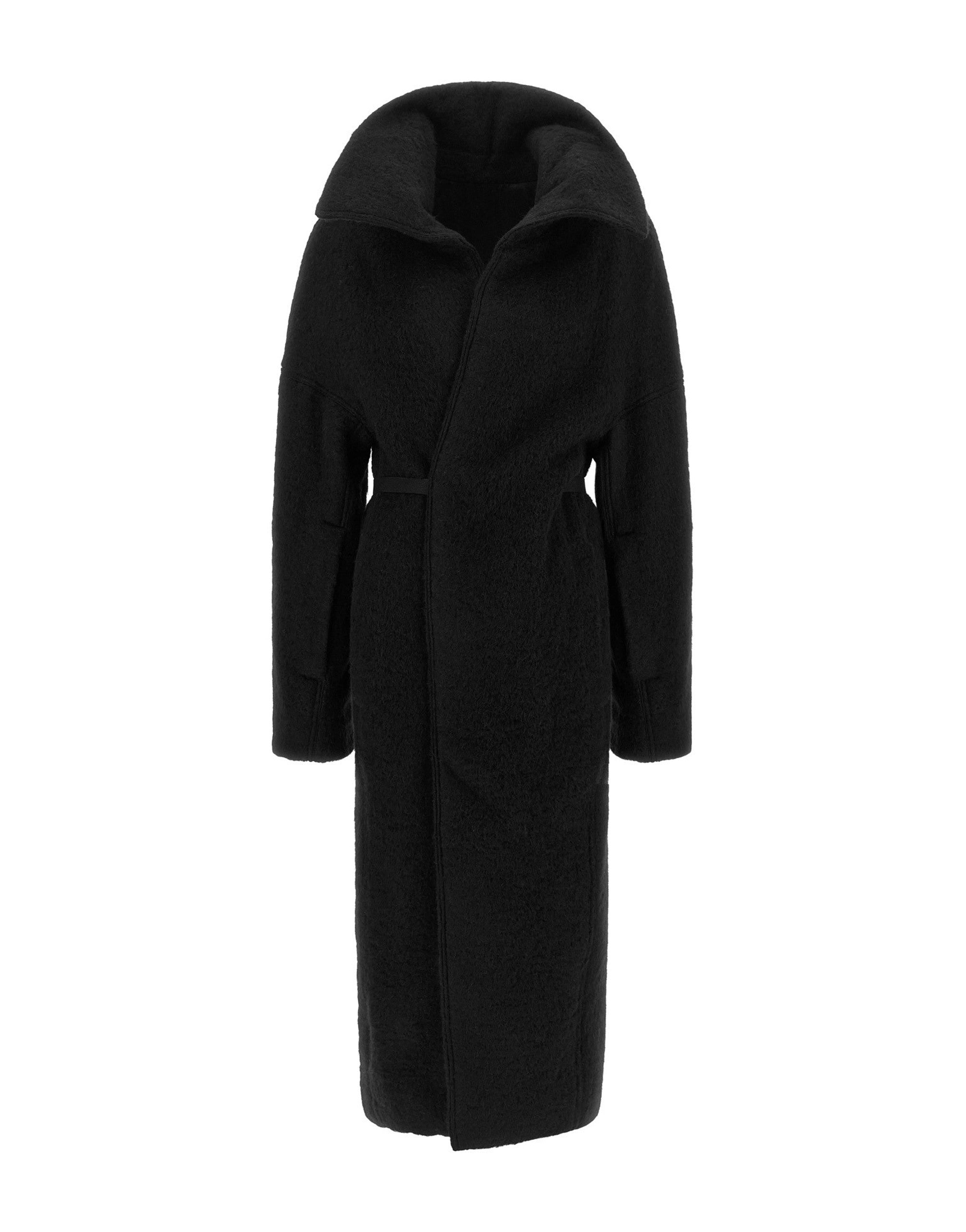 Rick Owens Dracucollar Belted Coat