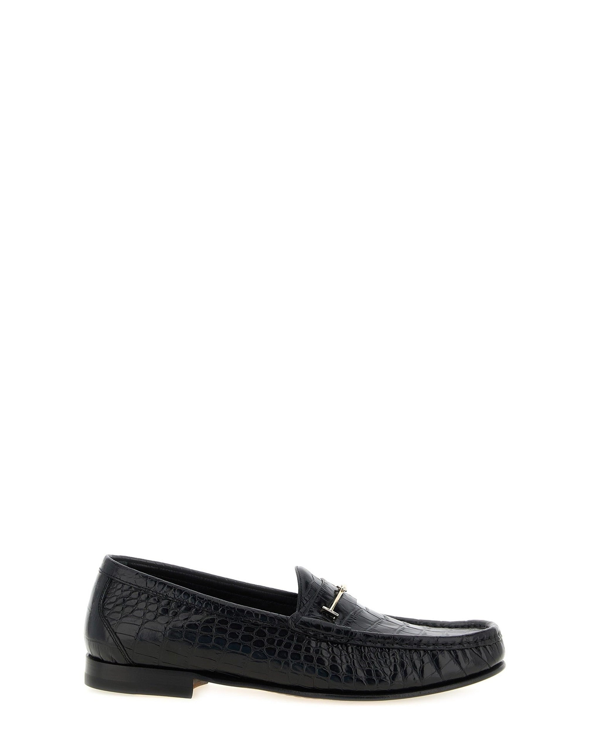 Tom Ford Ripley Alligator Print Loafers