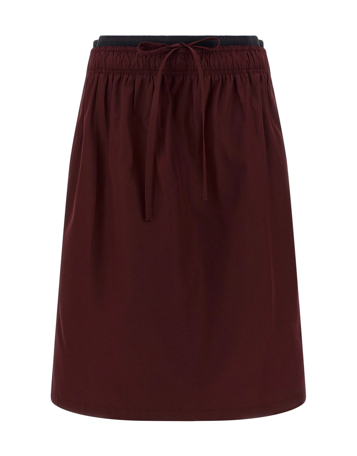 Prada Double Layer Elastic Skirt
