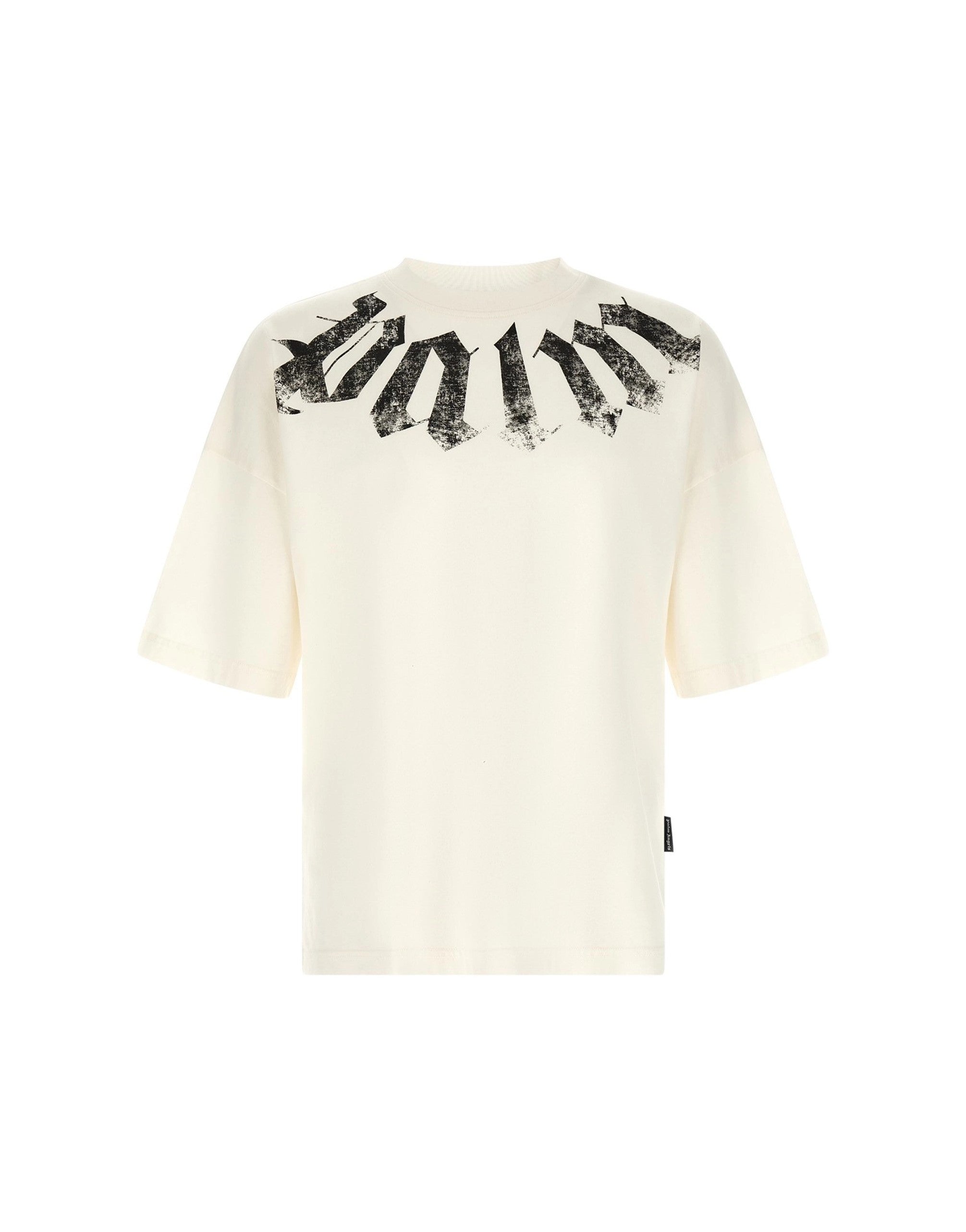 Palm Angels Gothic Logo Printed T-Shirt