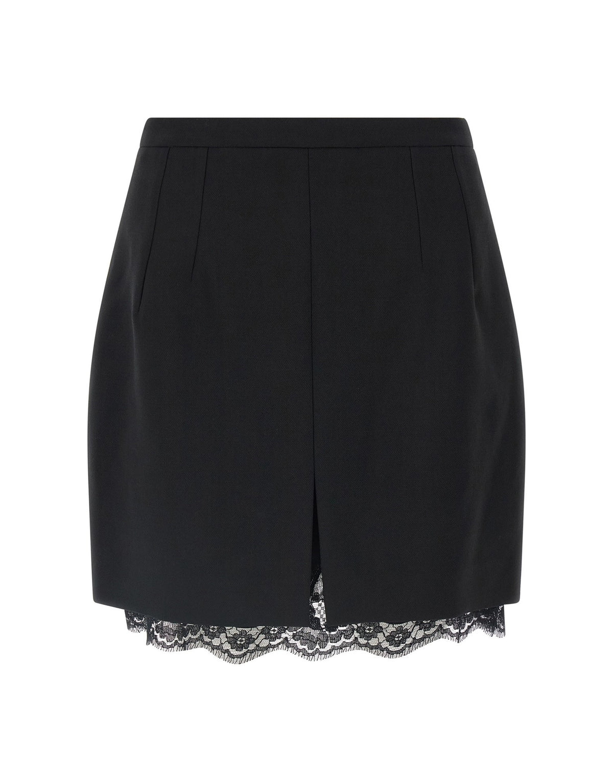 Dolce & Gabbana Double Crêpe Wool Mini Skirt