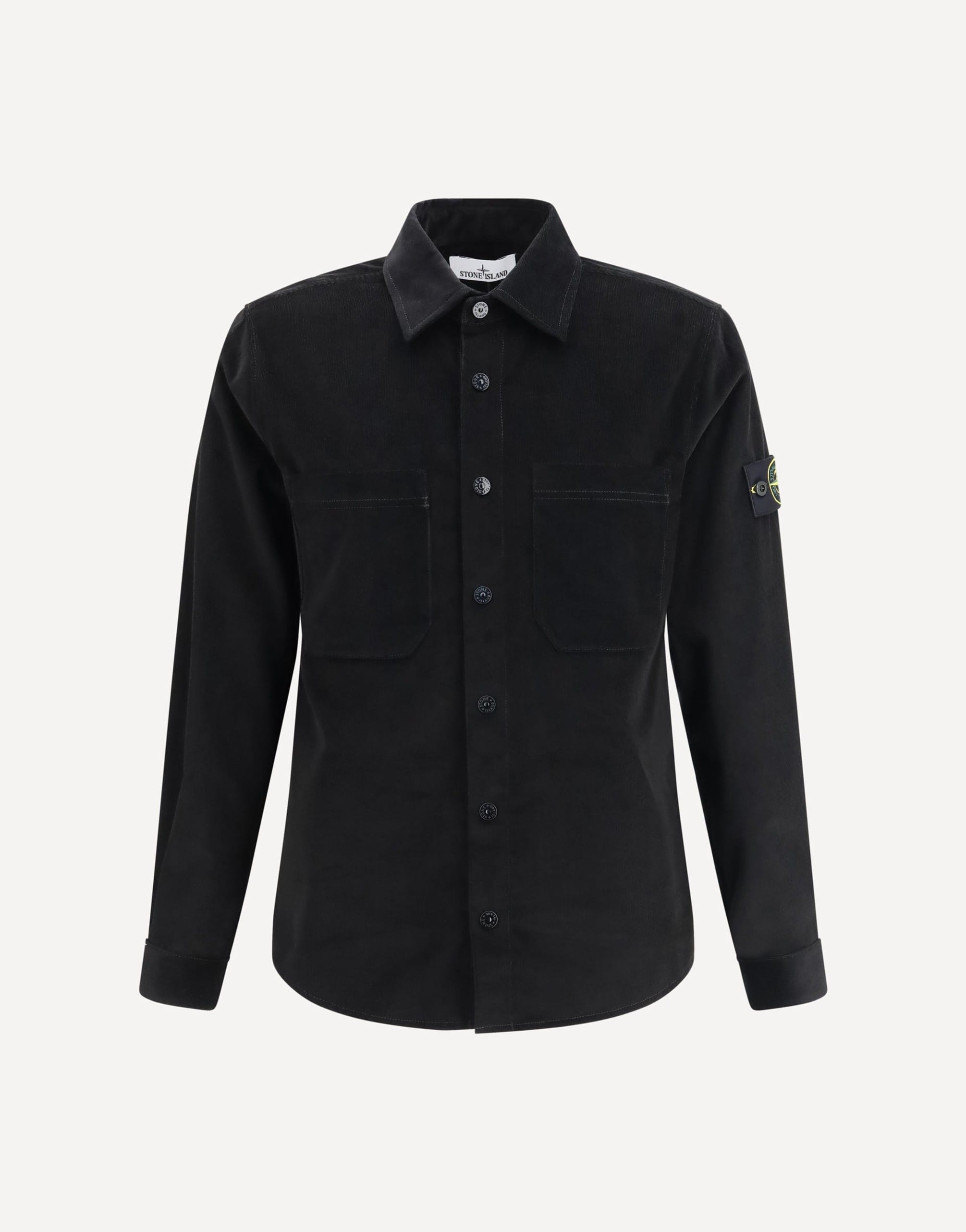Cotton Shirt With Signature Application