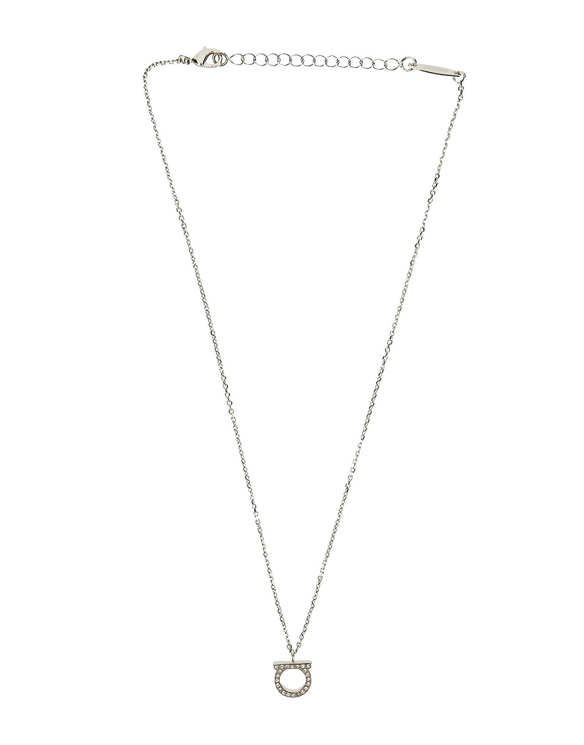 Ferragamo Gancini Strass Necklace