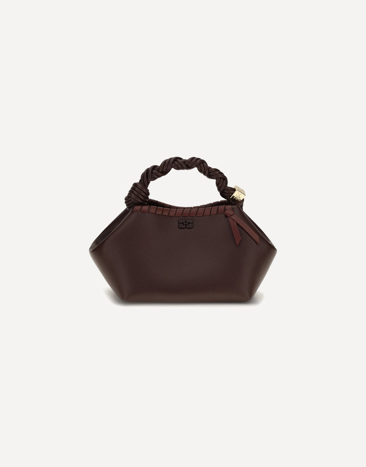 Ganni Small Bou Woven Handbag
