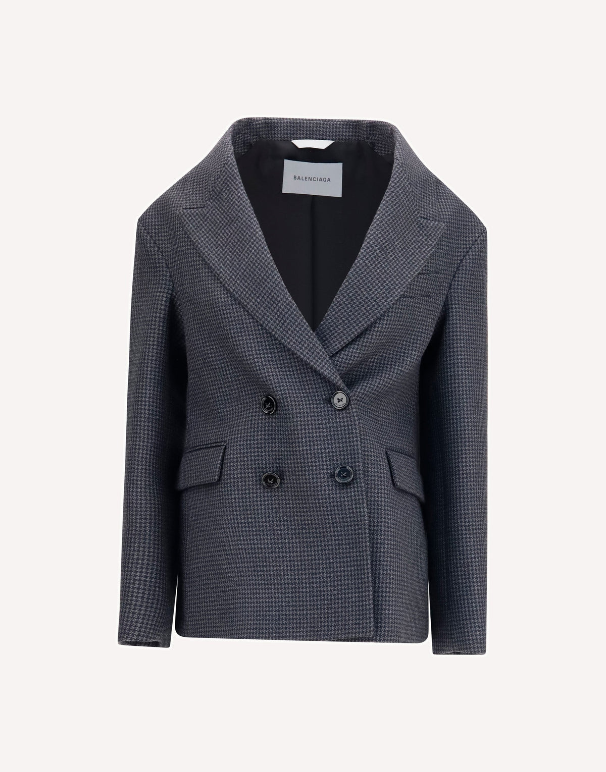 Balenciaga Double-Breasted Wool Blazer