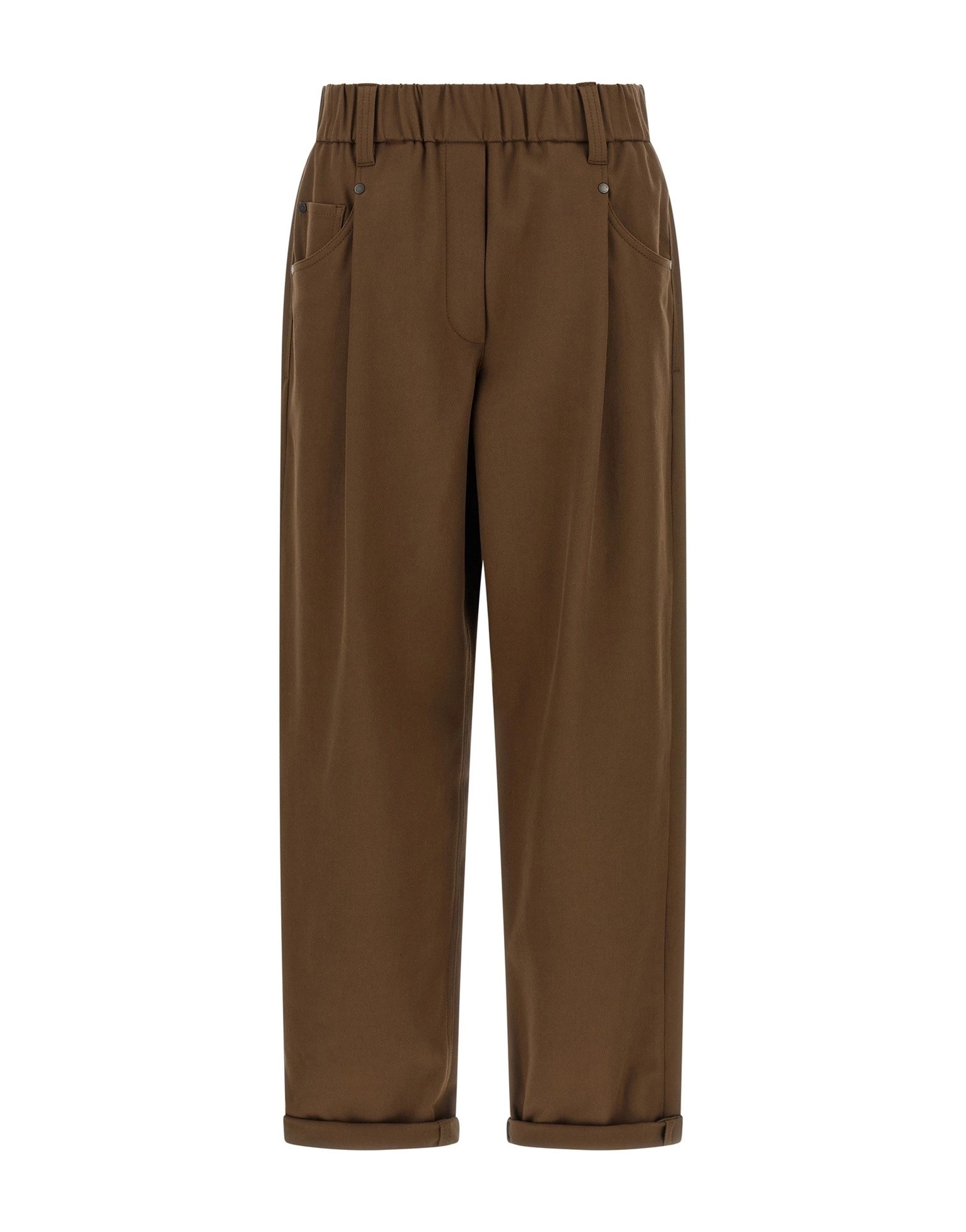 Brunello Cucinelli Baggy Pull-On Pants