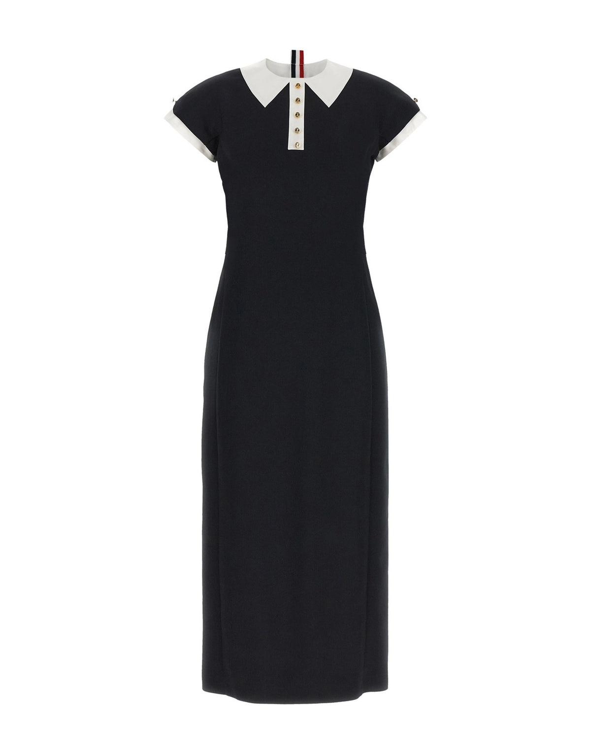 Thom Browne Polo Dress With Rwb Detail