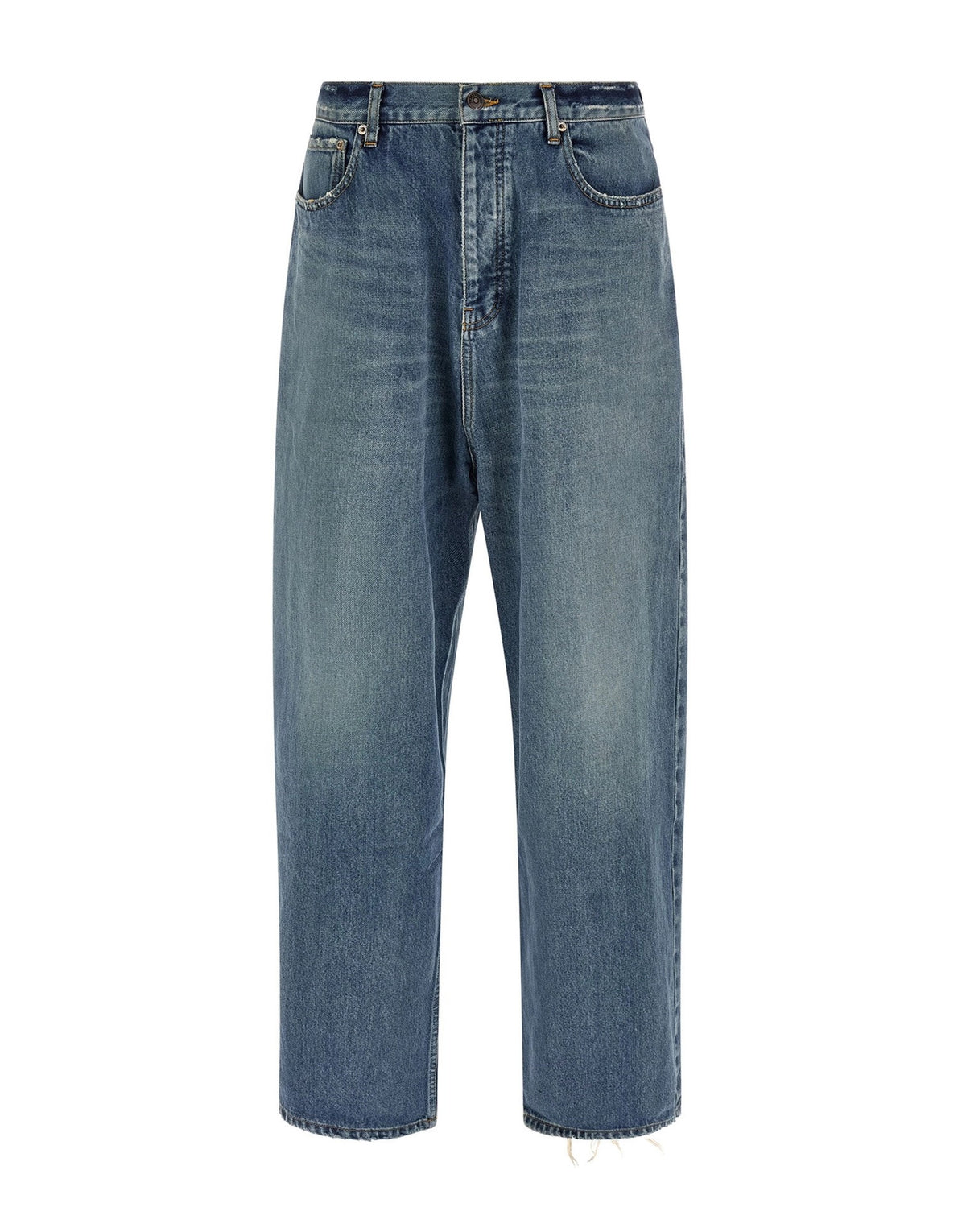 Balenciaga Distressed Baggy Jeans