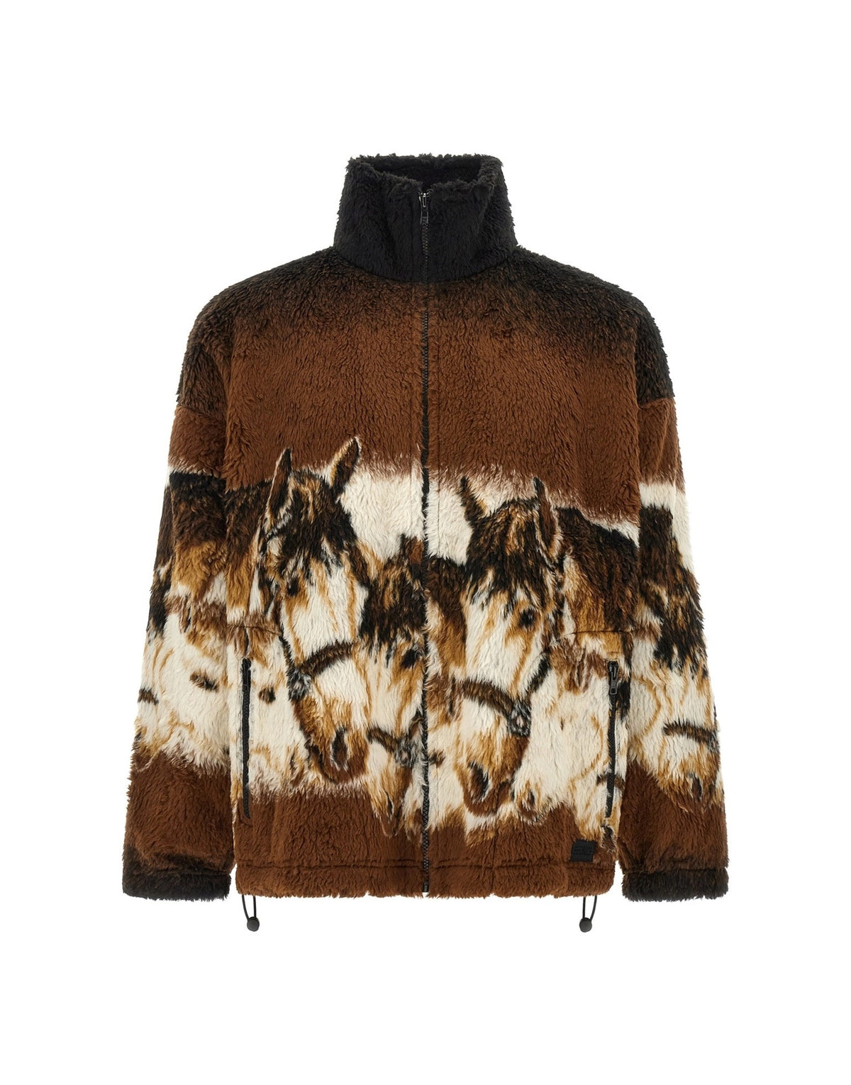 MM6 Maison Margiela Graphic Print Zip Sweatshirt
