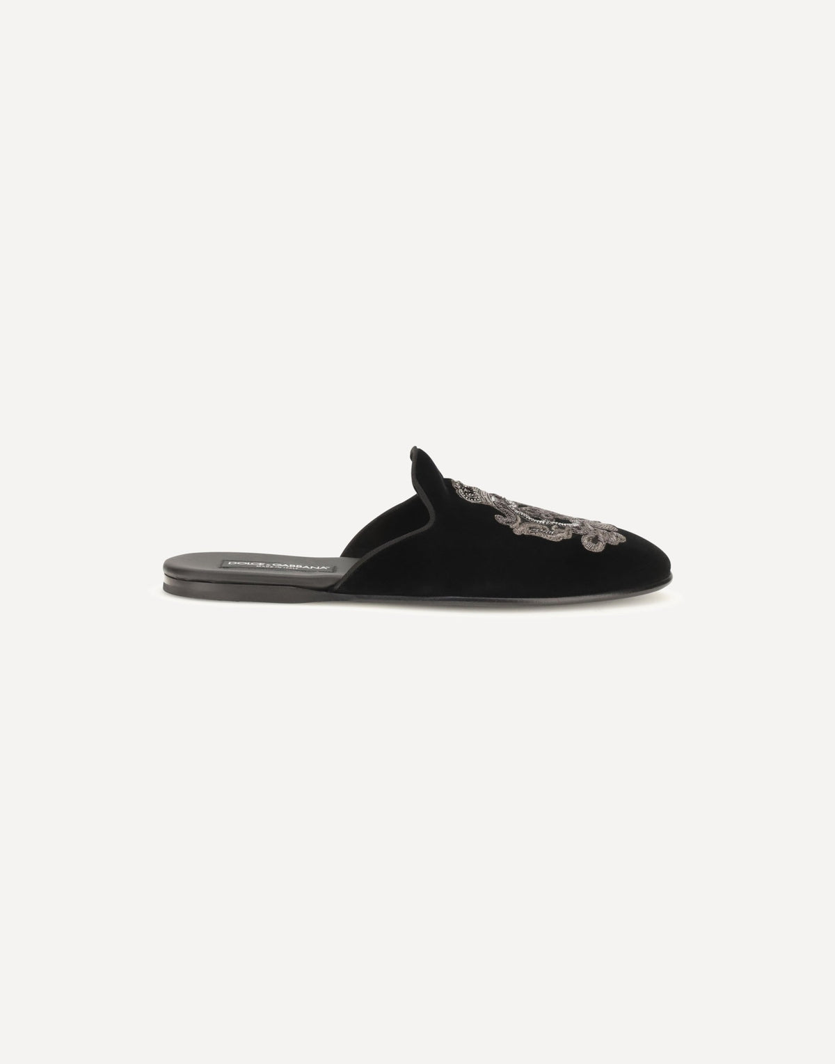Dolce & Gabbana Velvet Slippers