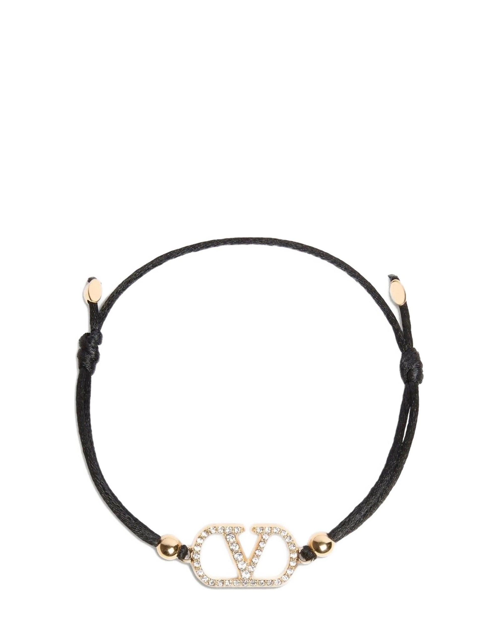 Valentino Garavani Bracciale VLogo con strass