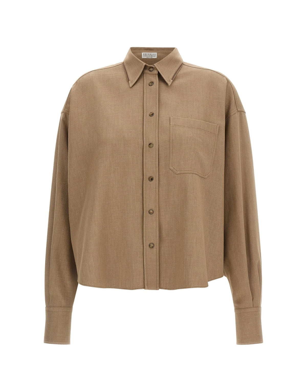 Brunello Cucinelli Sparkling Denim Shirt