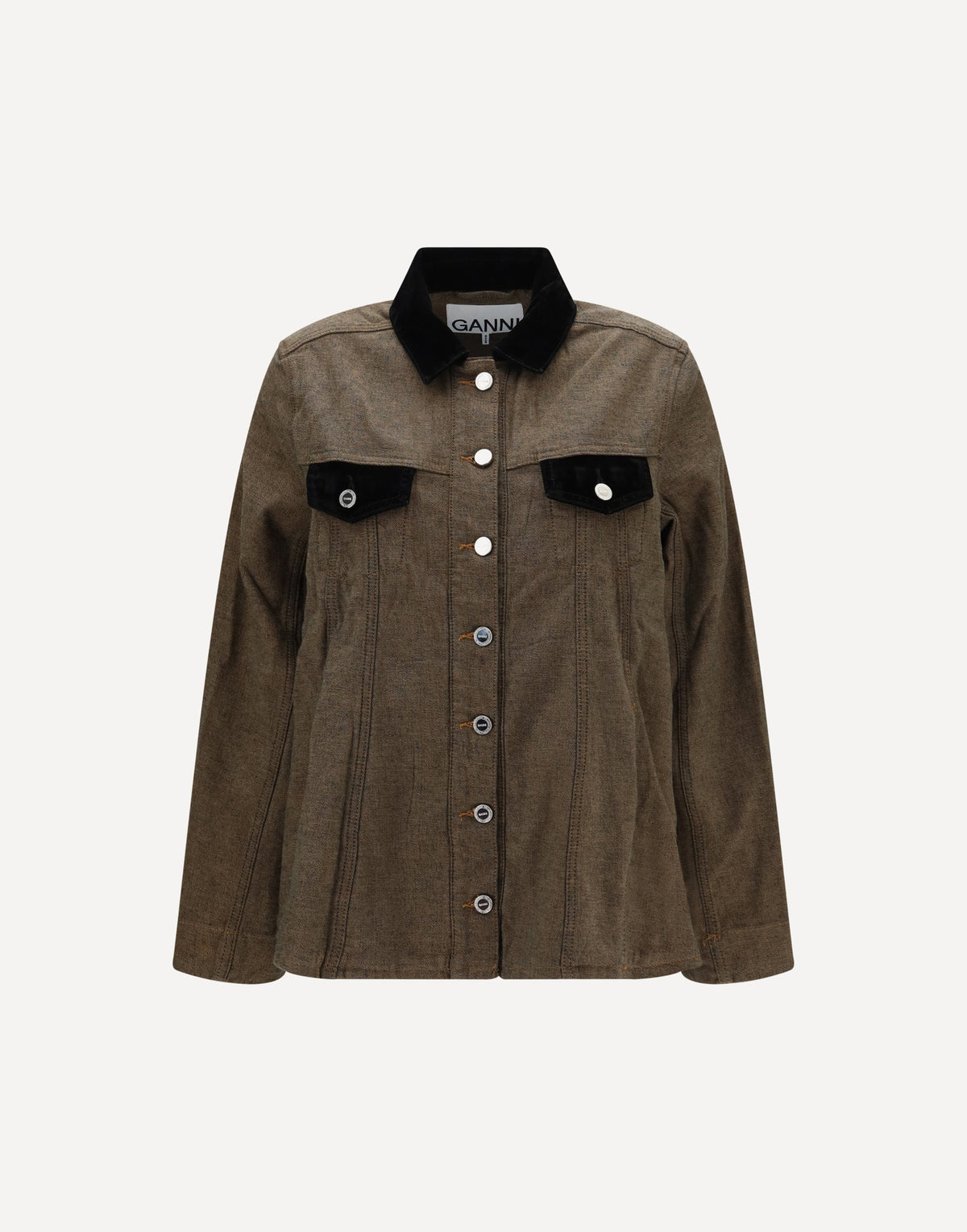 Ganni Neppy Denim Overshirt